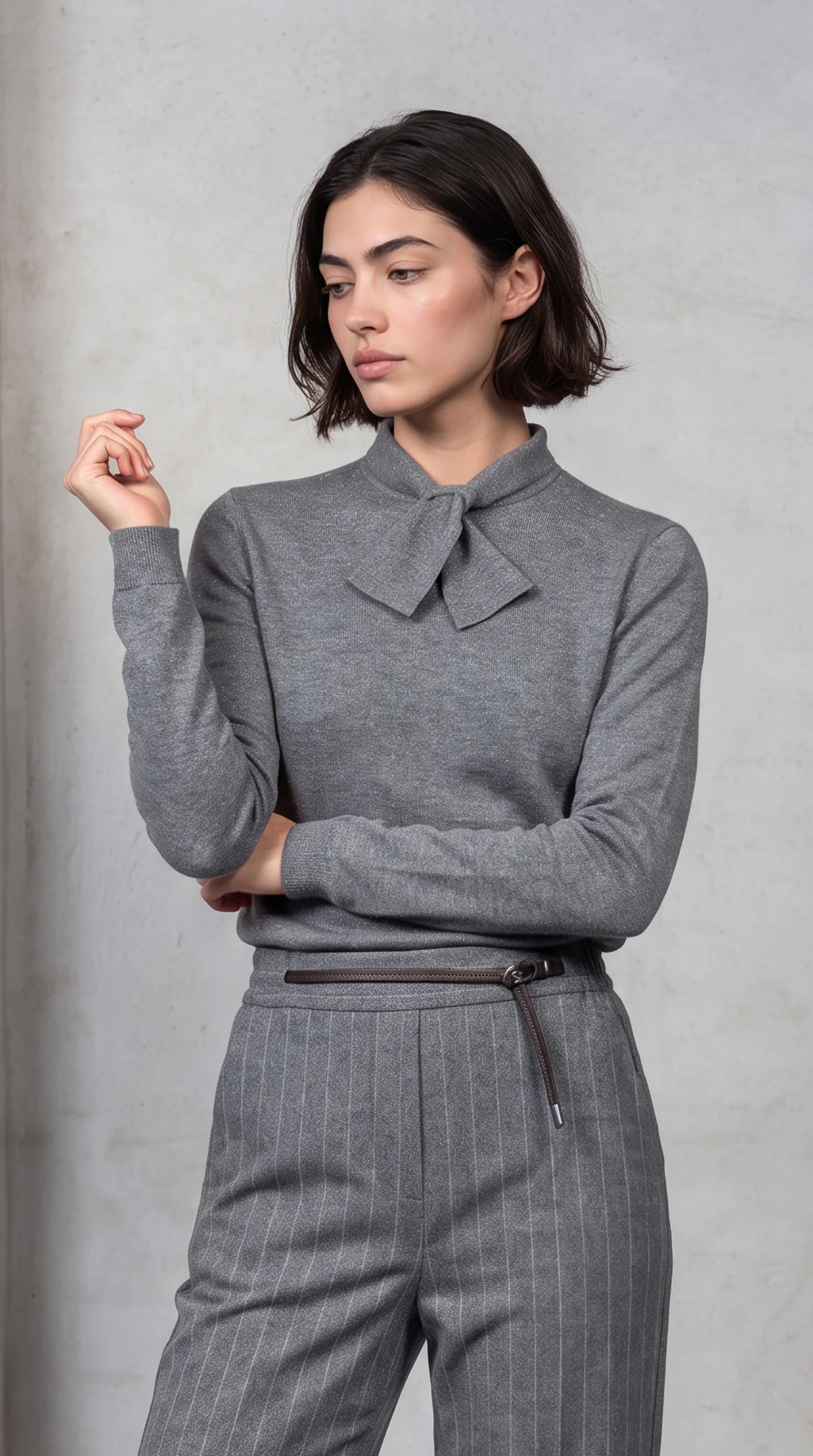 Knitted Sweater with sequins detail