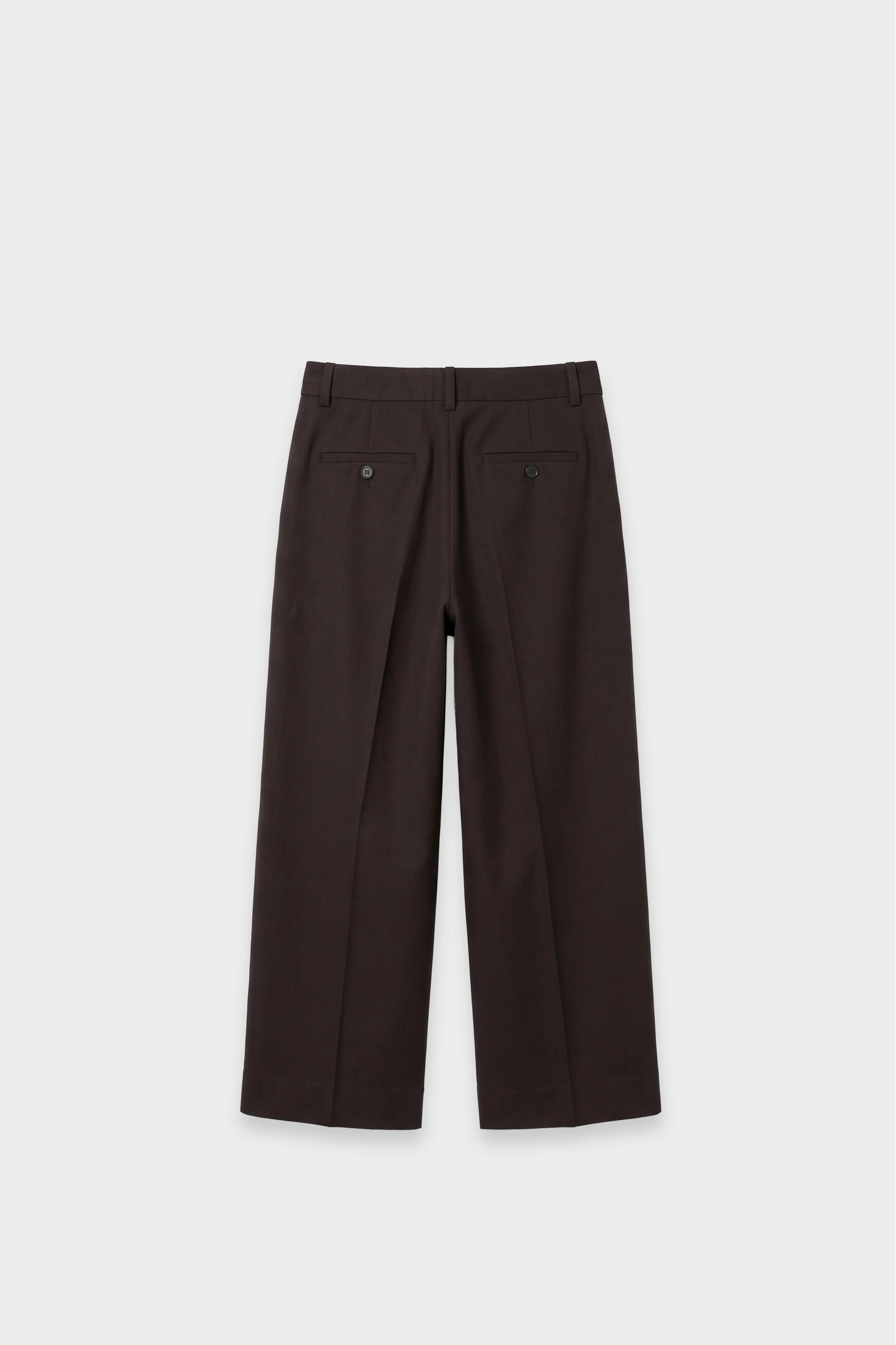Pleated Barrel Pants back 