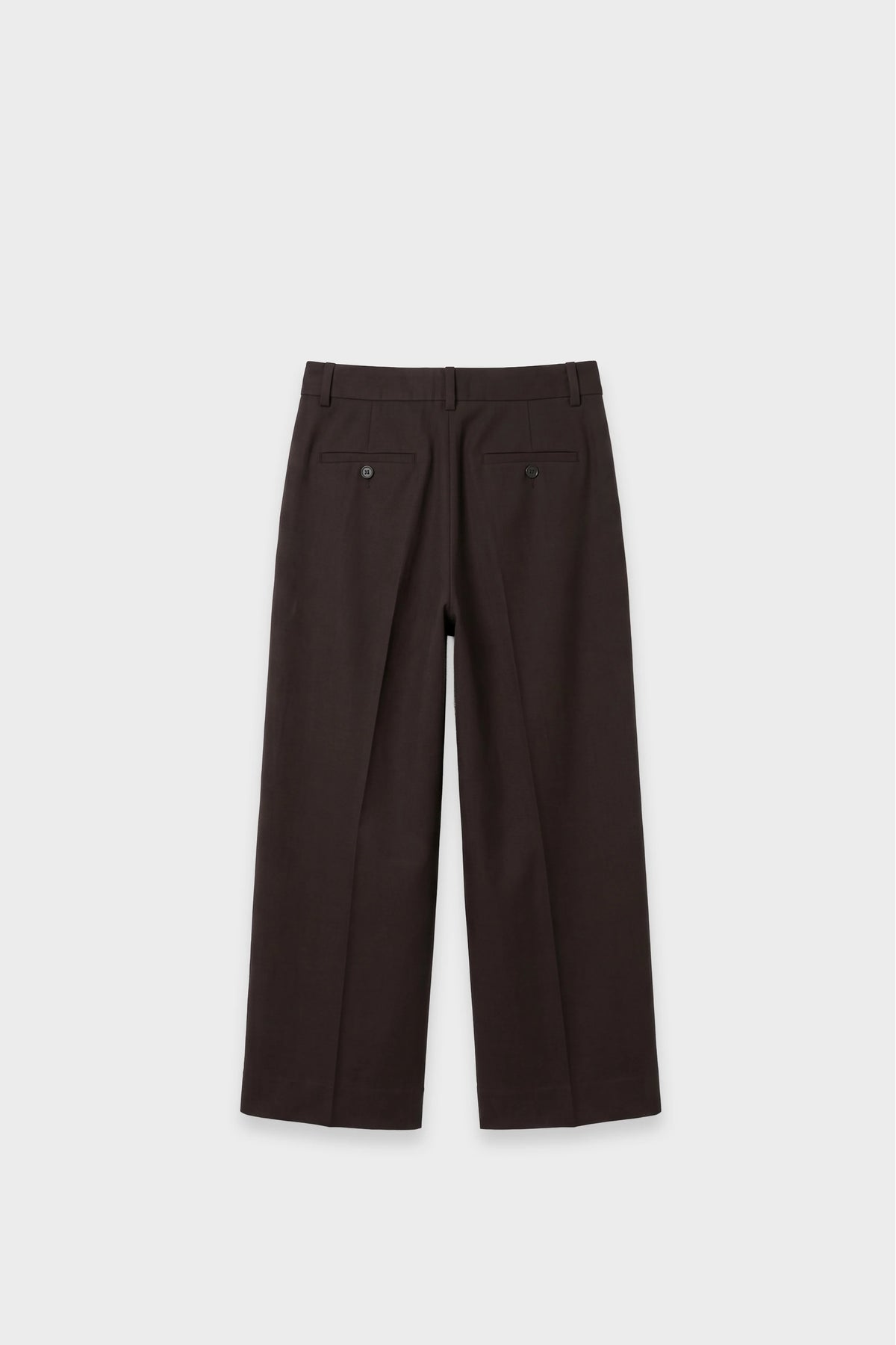Pleated Barrel Pants back 
