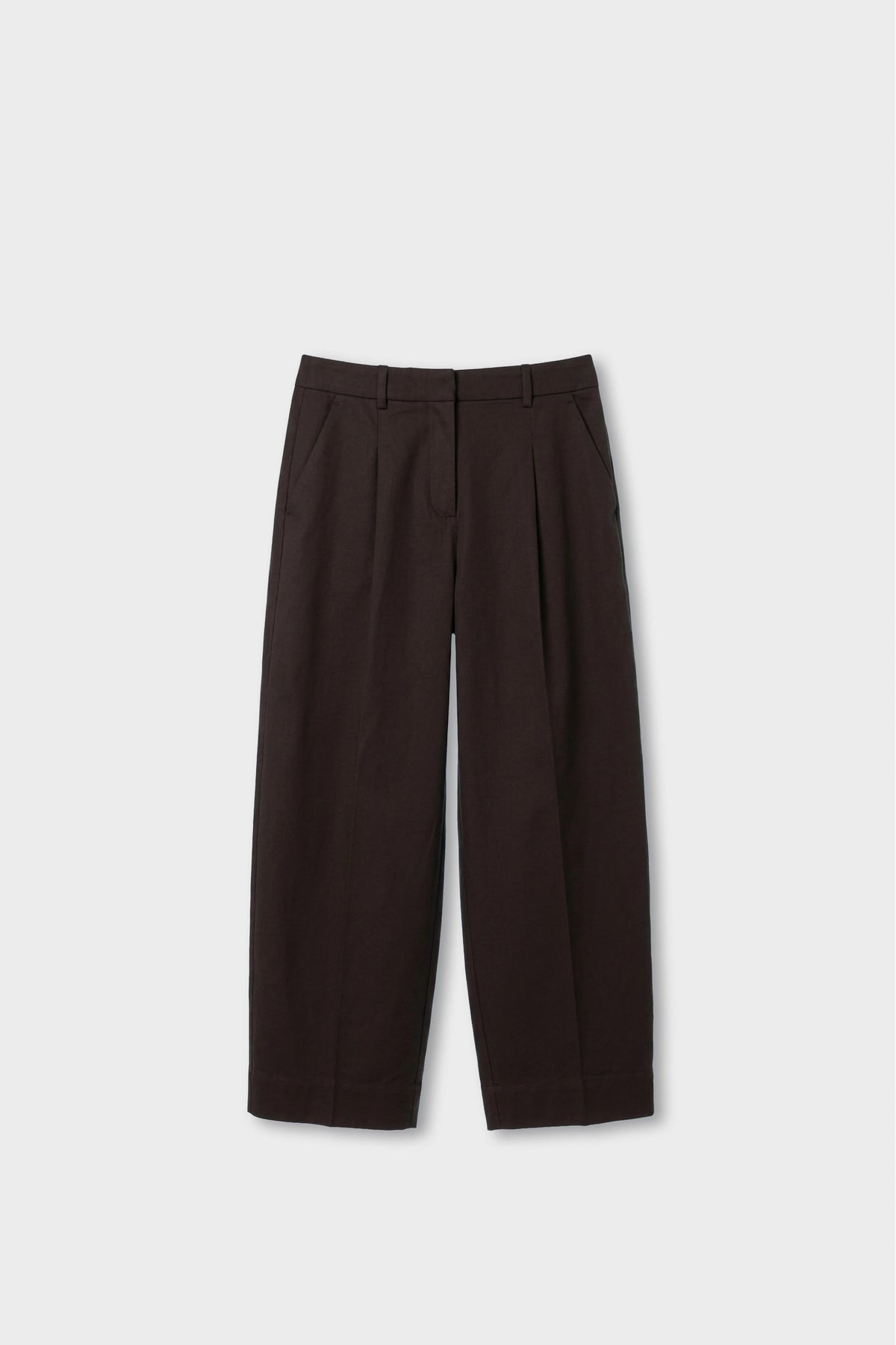Pleated Barrel Pants