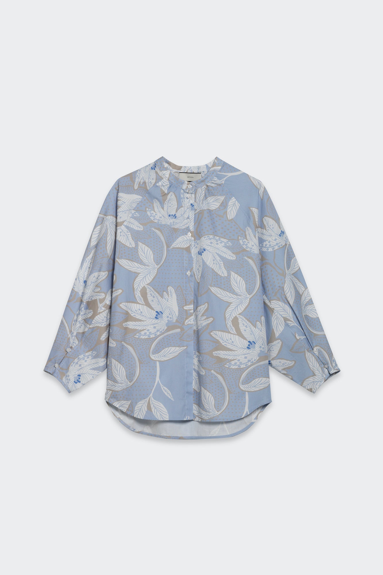 Printed Half visible Placket Shirt front