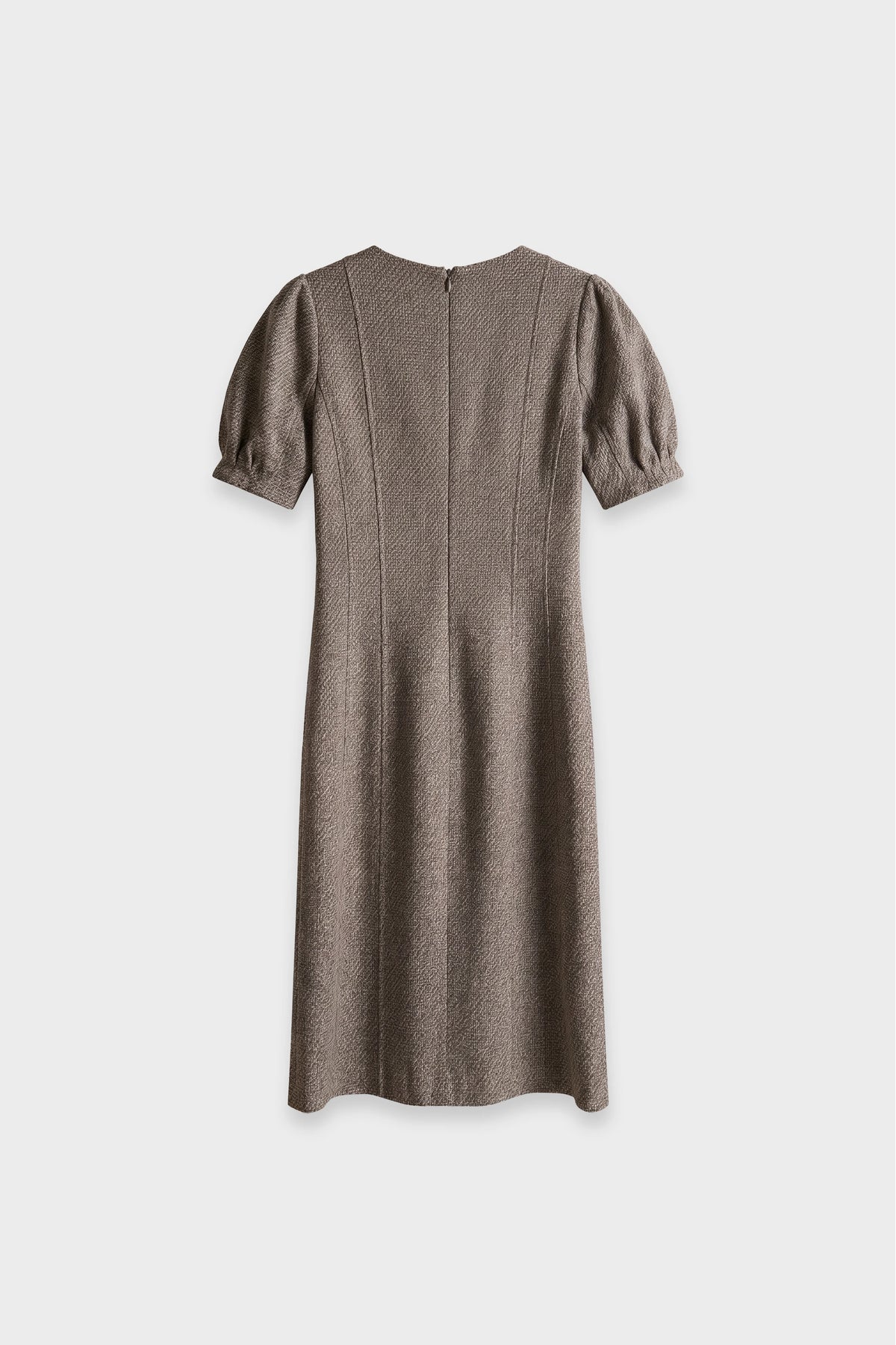 Puff Sleeve Dress back 