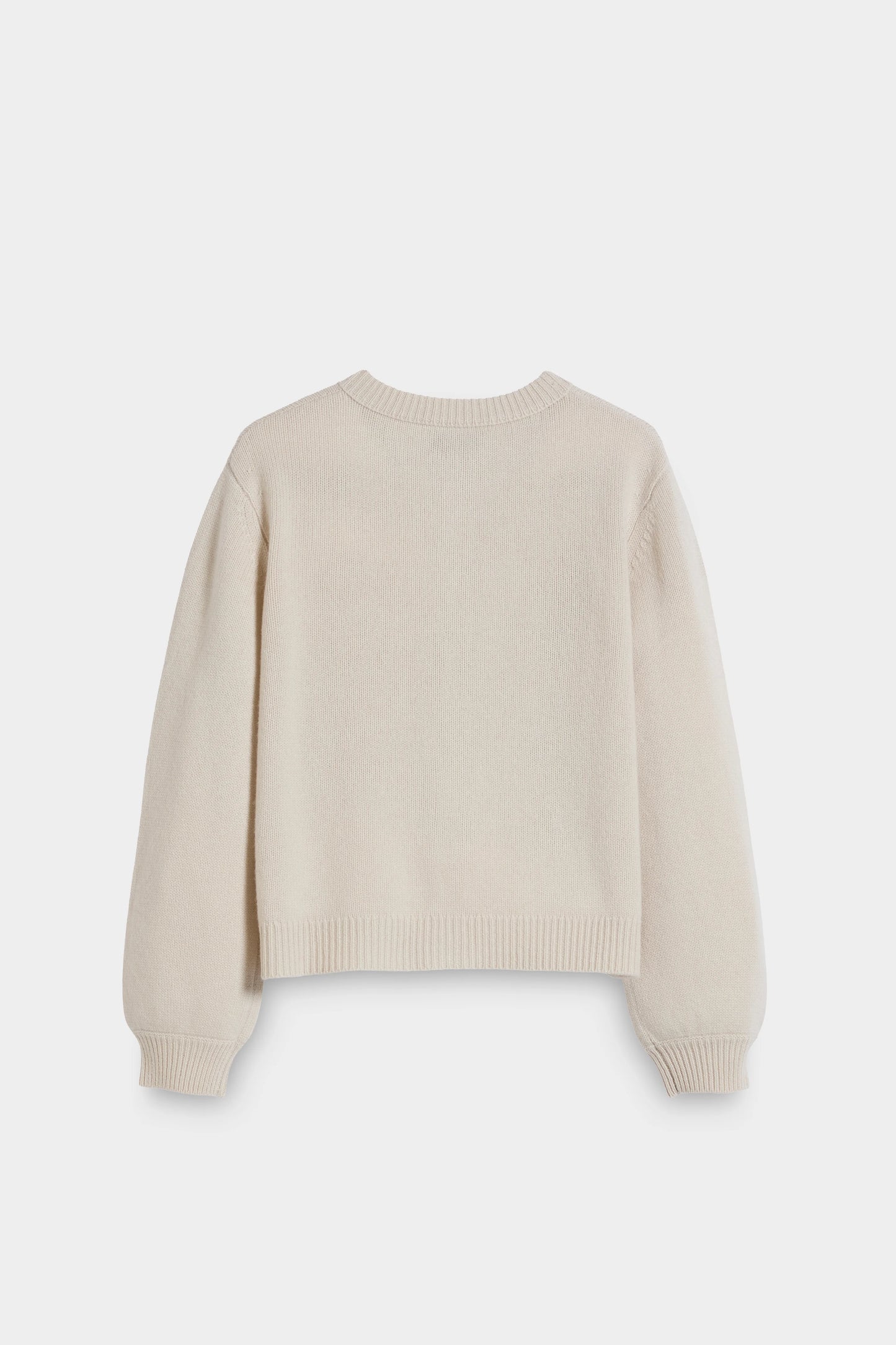 Puffy Sleeve Knit Cardigan