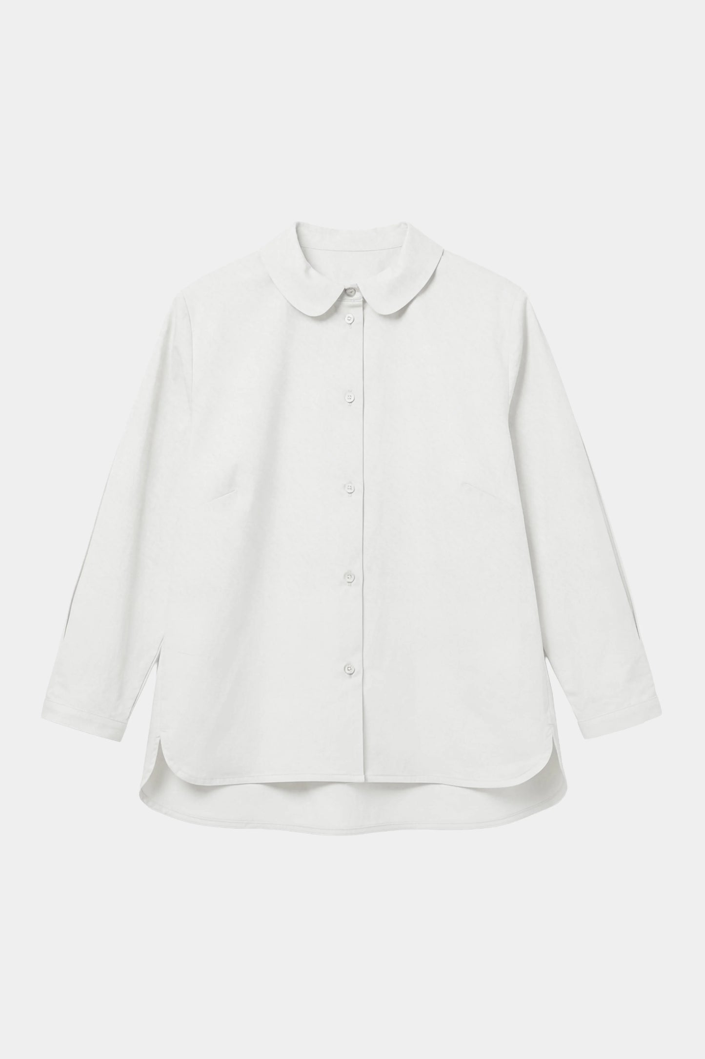 Roundish Collar Blouse 