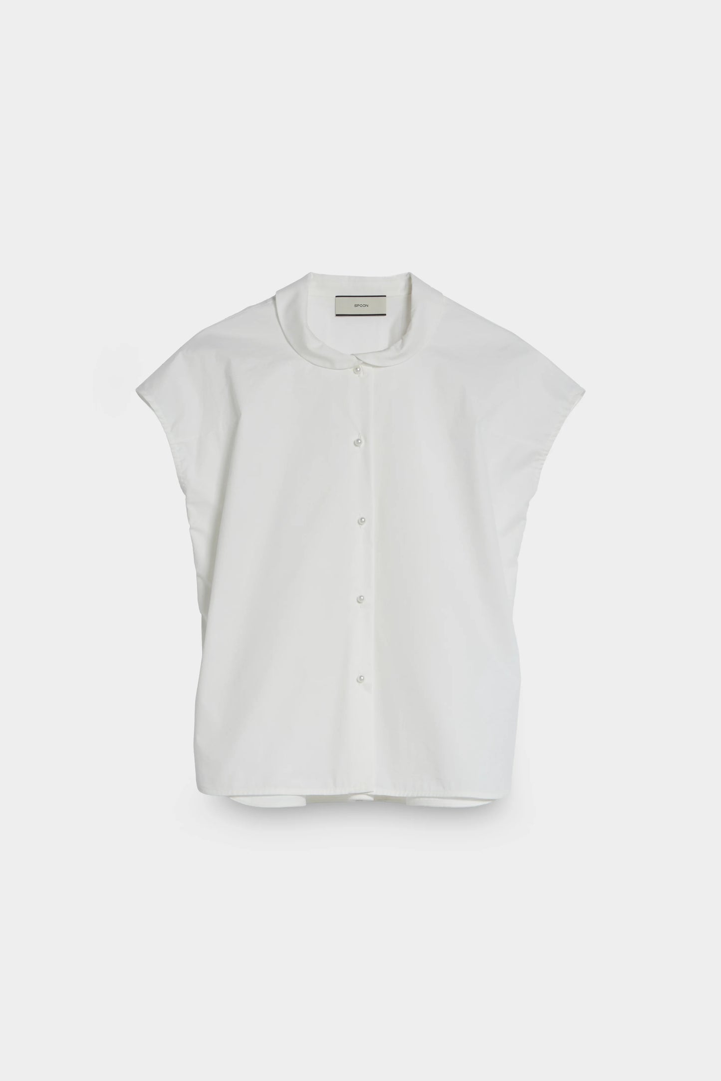 Roundish Collar T-Blouse front