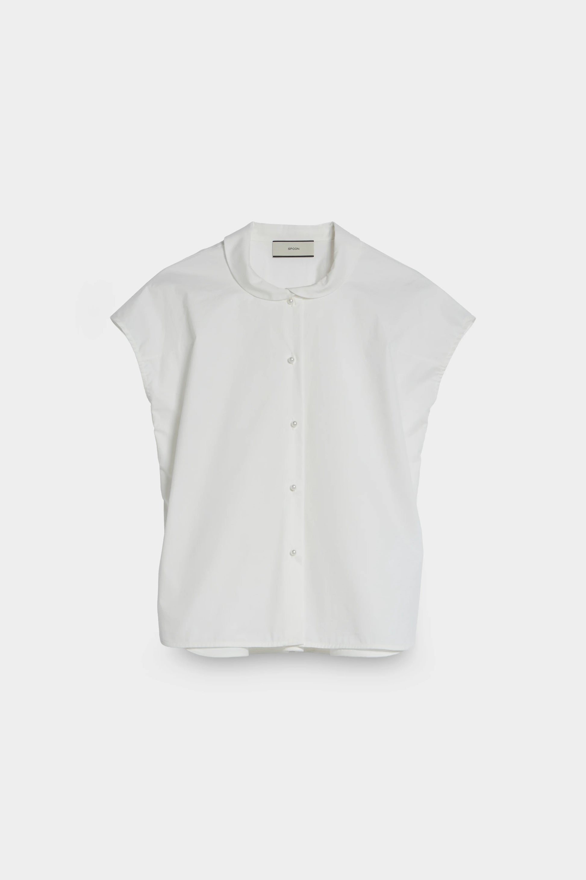 Roundish Collar T-Blouse front