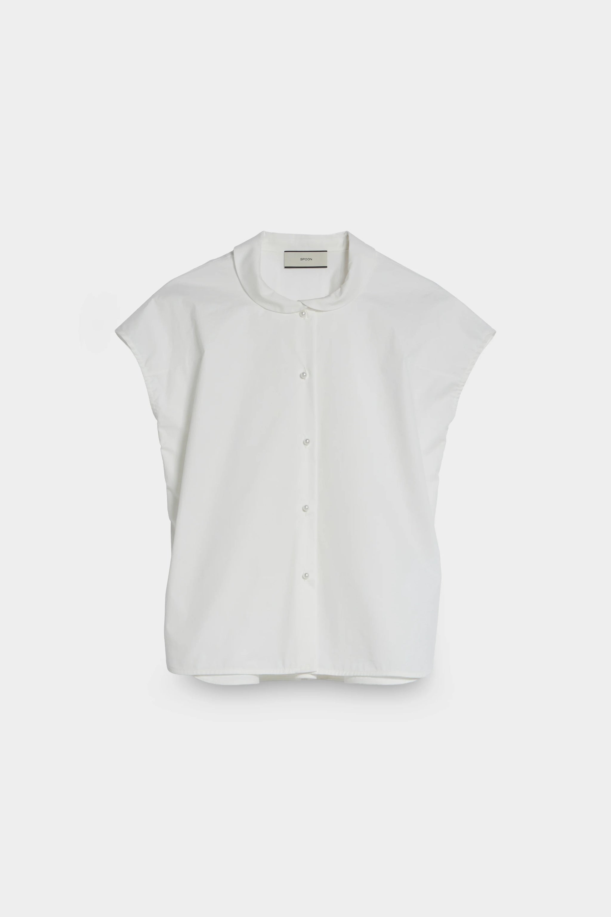 Roundish Collar T-Blouse front