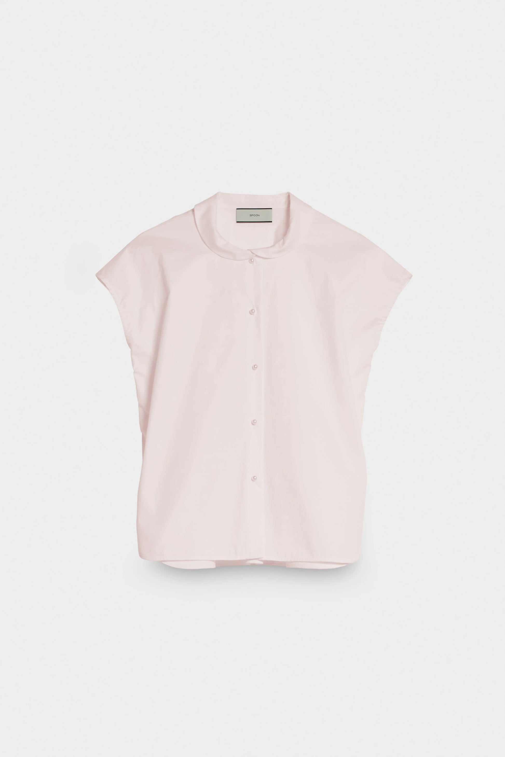 Roundish Collar T-Blouse front