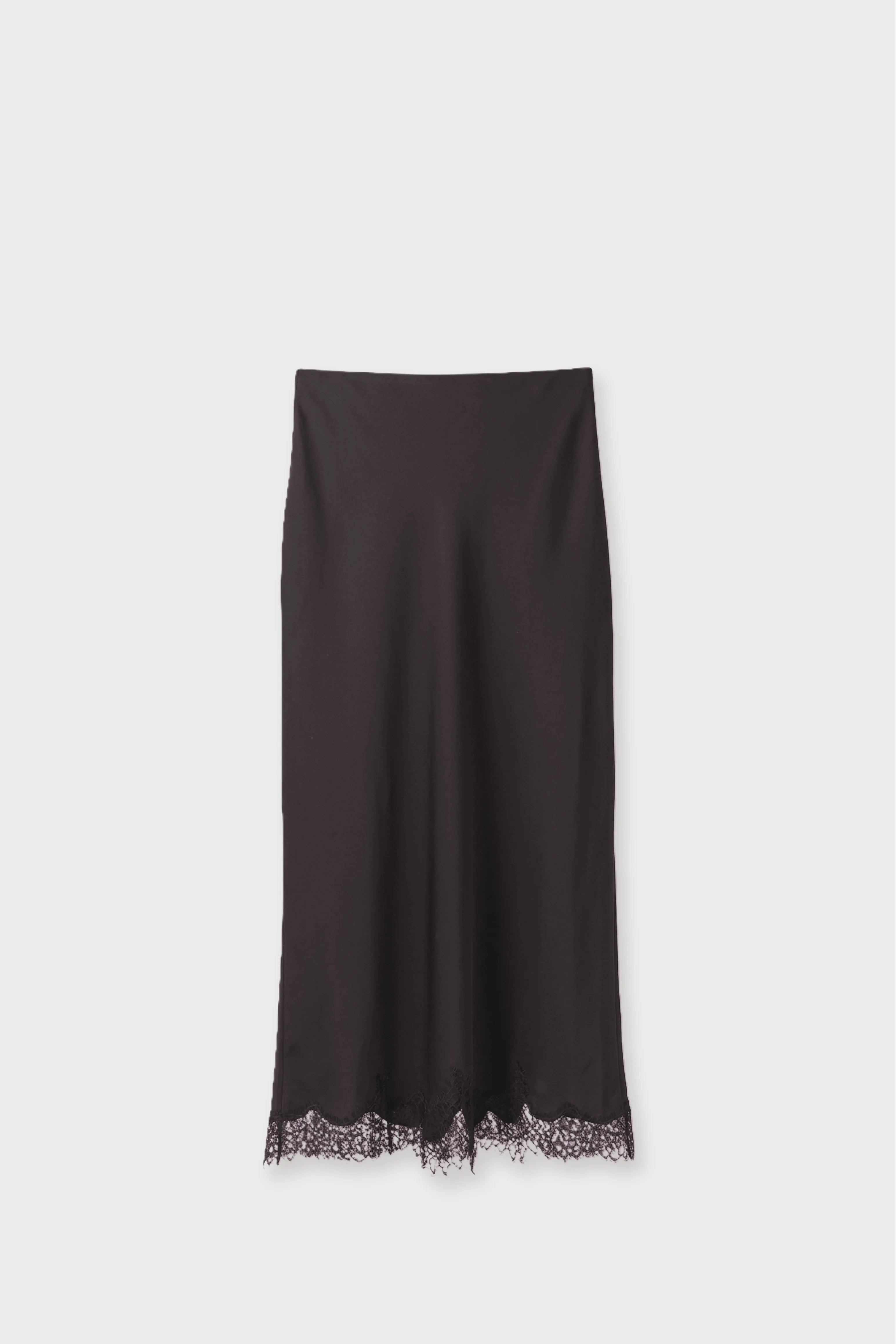 Satin Lace Skirt front 