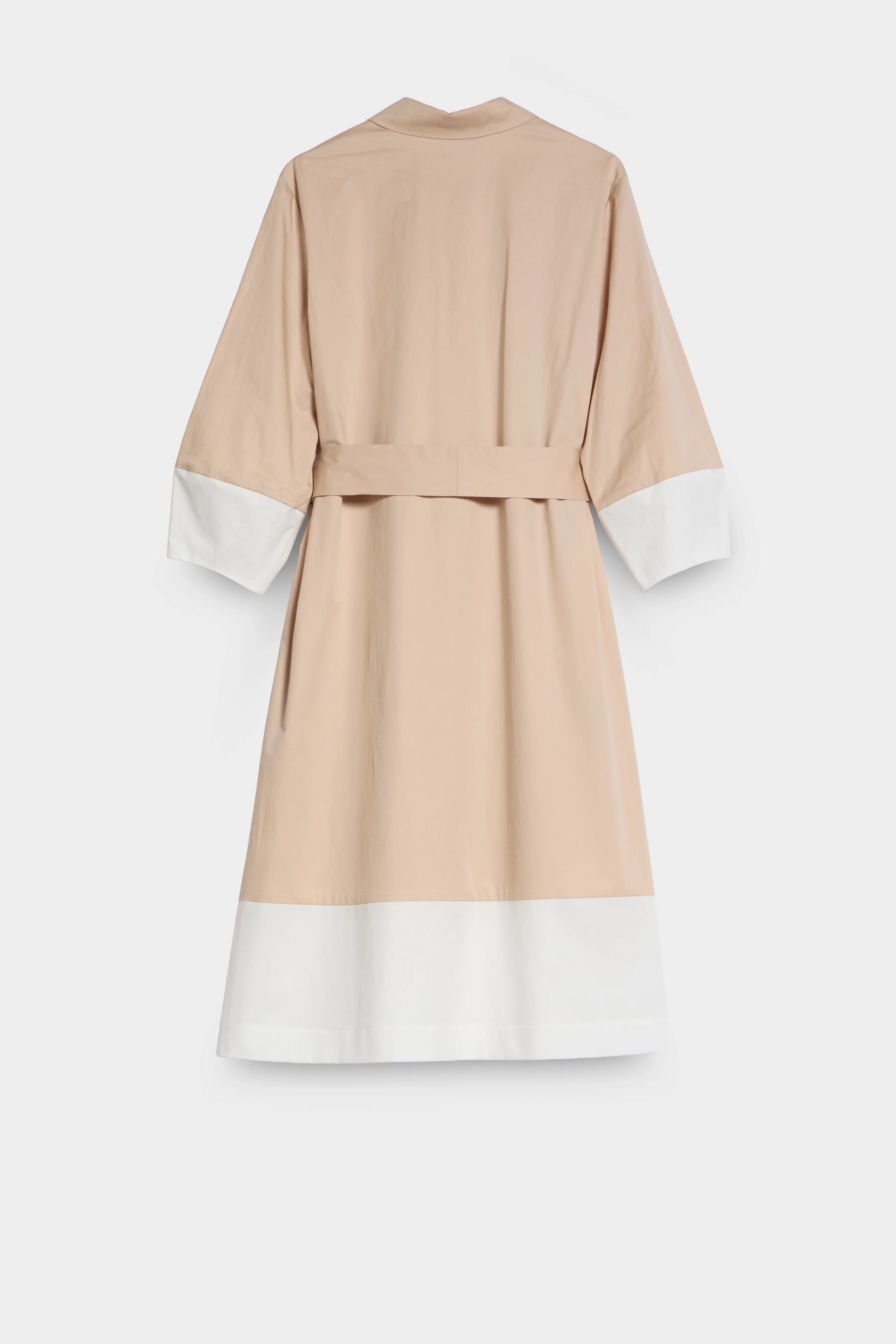Shirt Dress with Contrast Hem back 