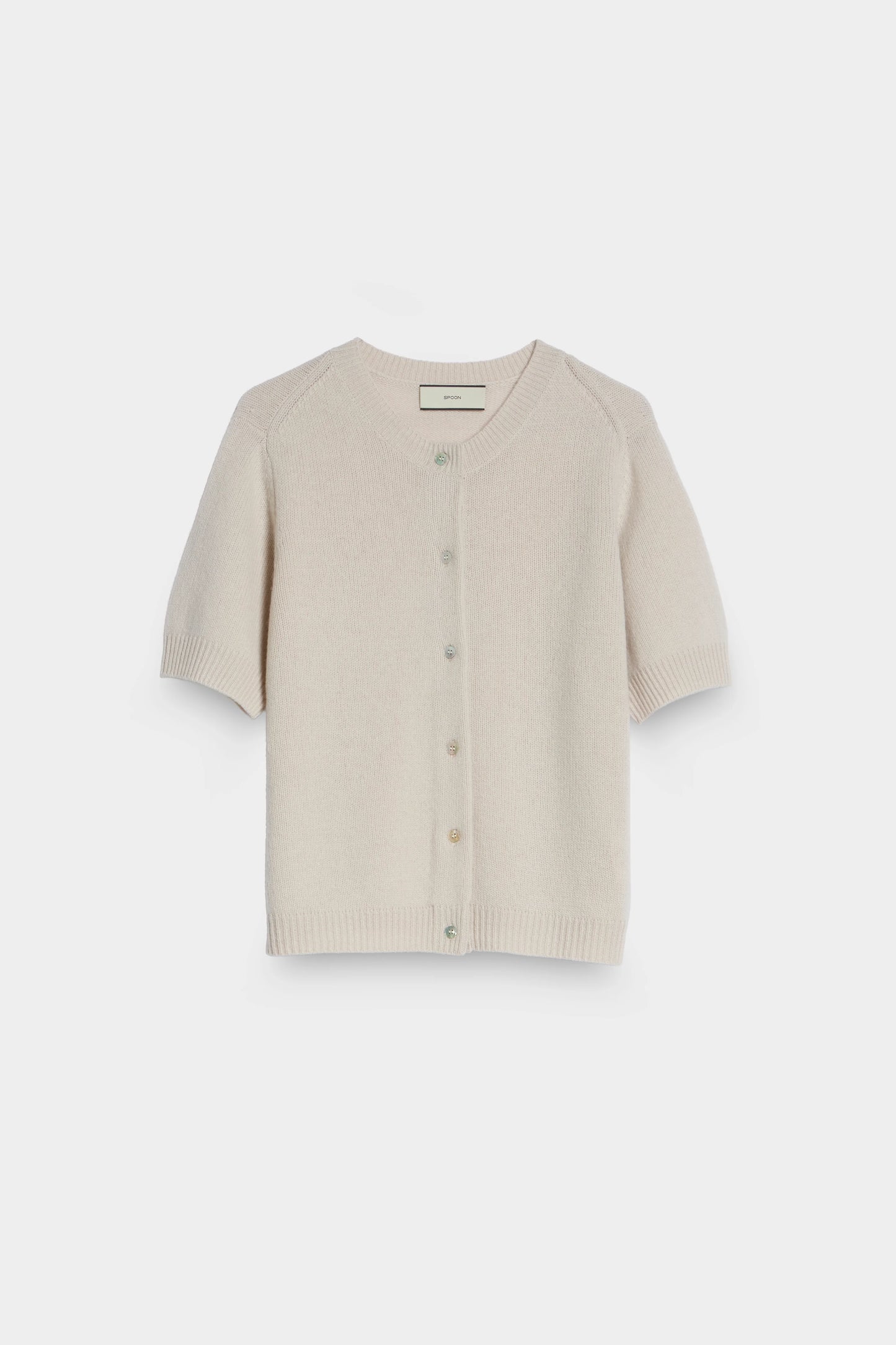 Short Buttoned Cardigan front