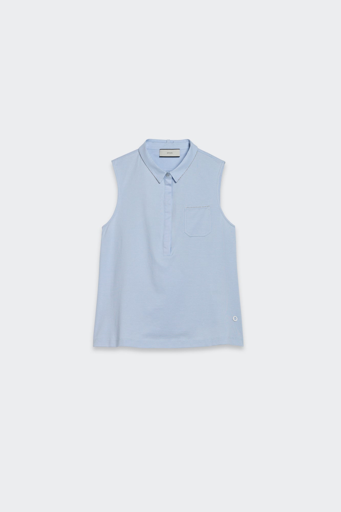 Sleeveless Polo front