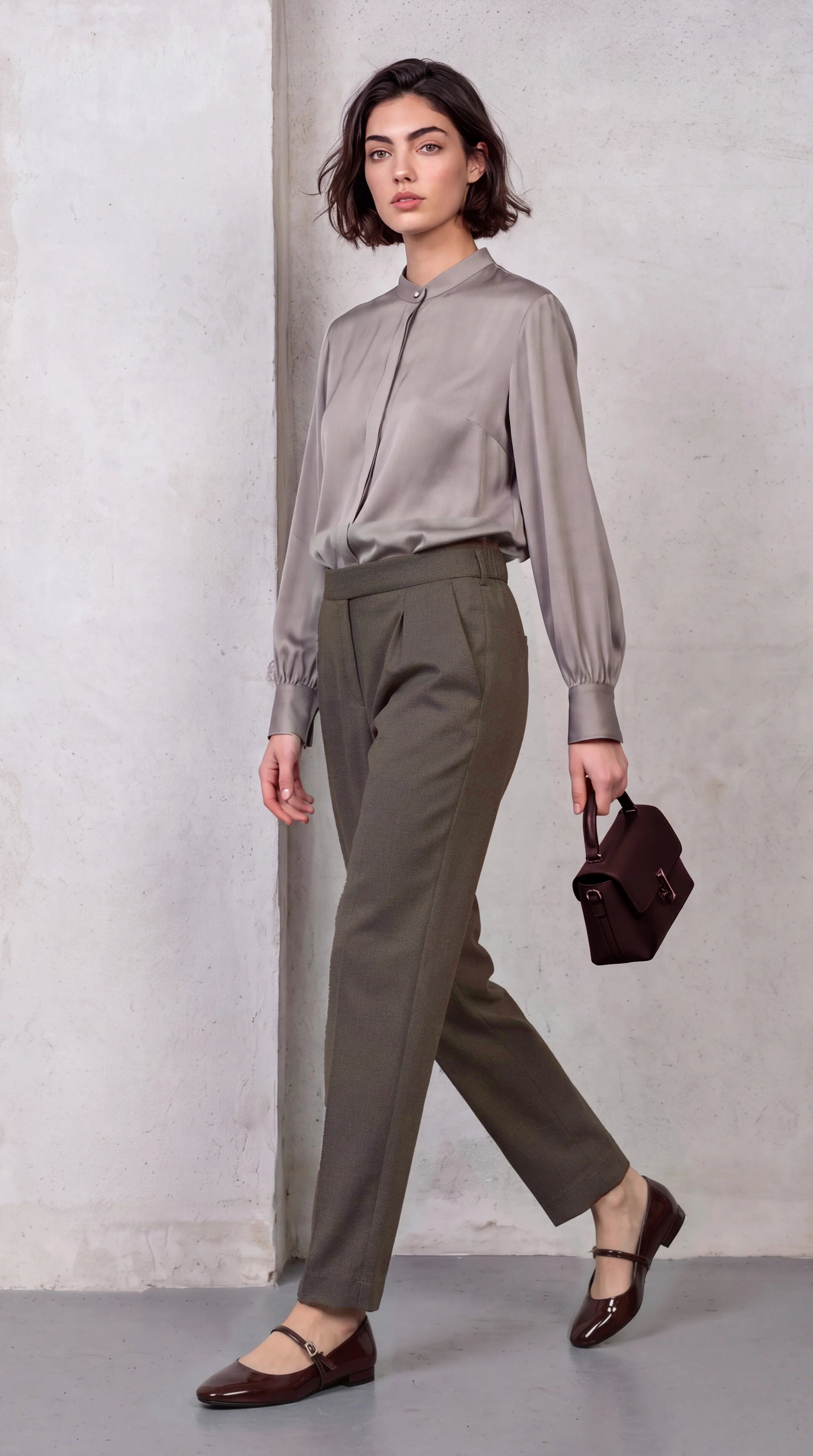 Slim Fit Pants model