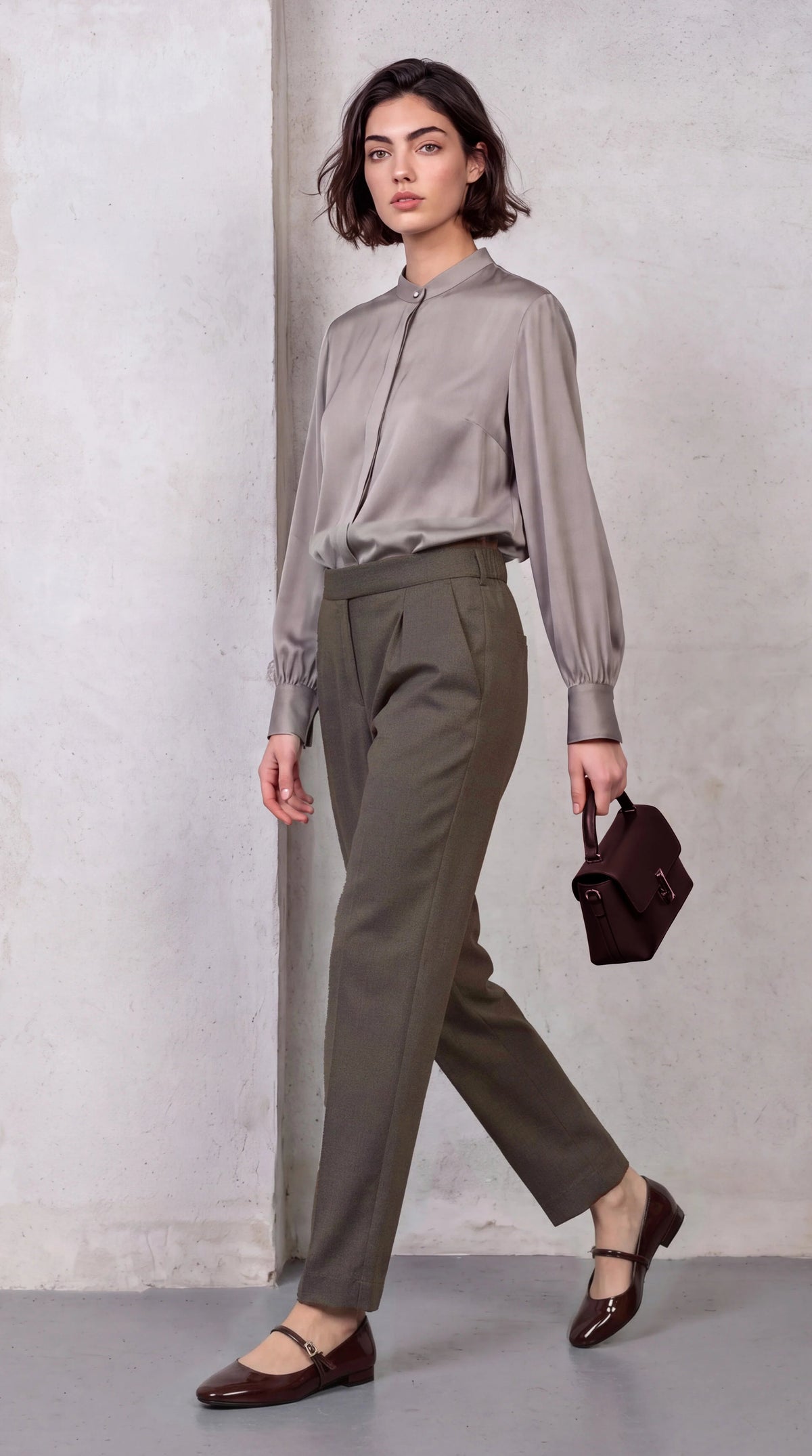 Slim Fit Pants model