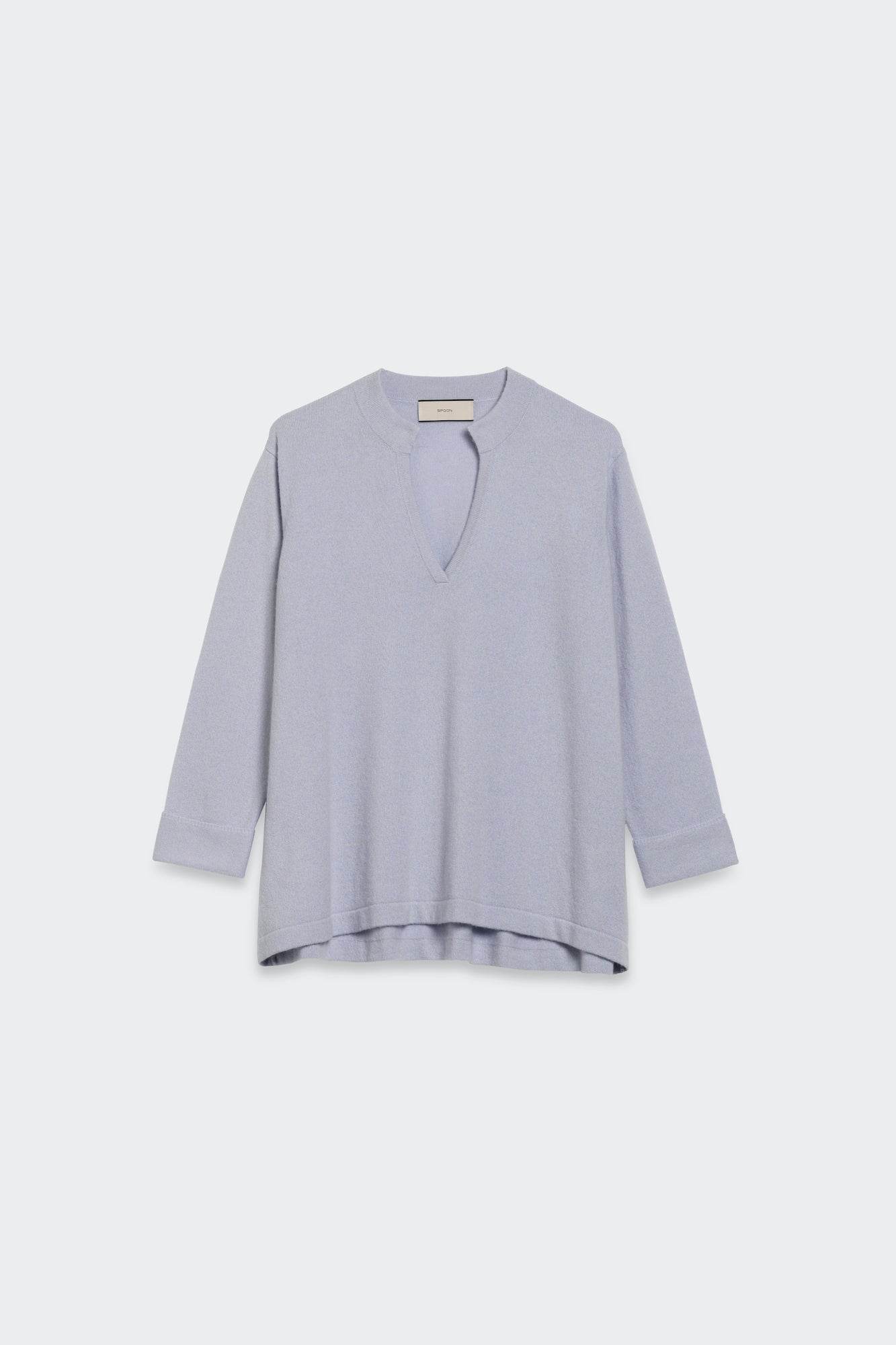 V-Neck Stand up Collar Cash - SPOON 