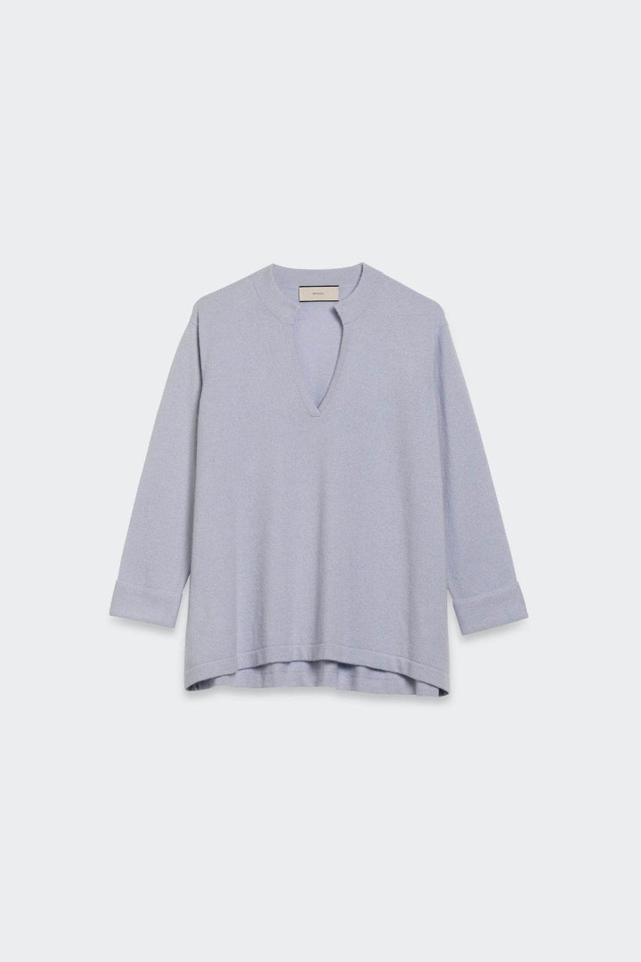 V-Neck Stand up Collar Cash - SPOON 