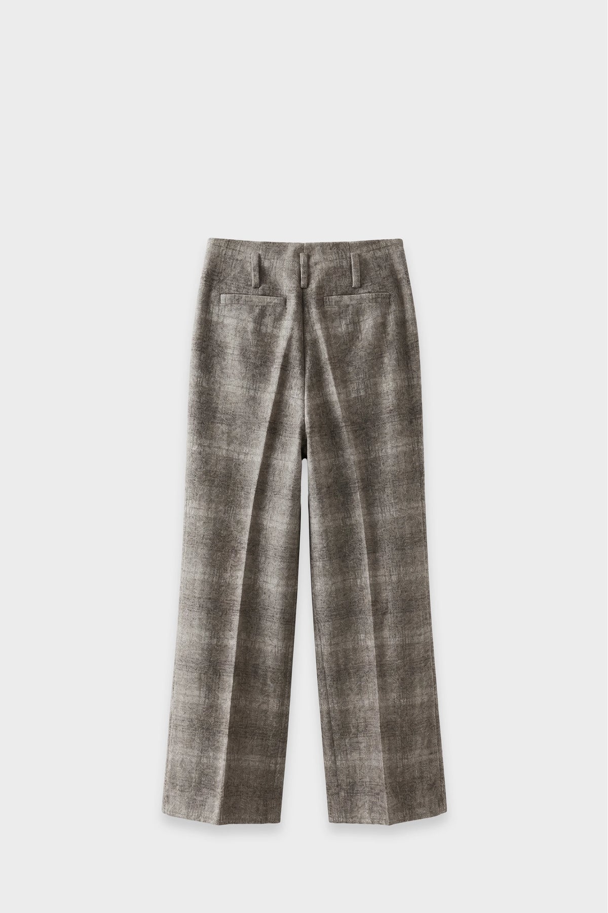 Wide Pants with Stitching