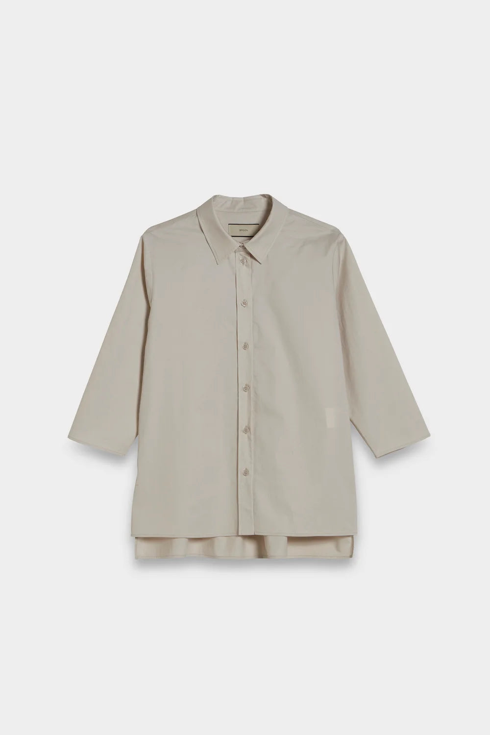 back pleat poplin blouse front