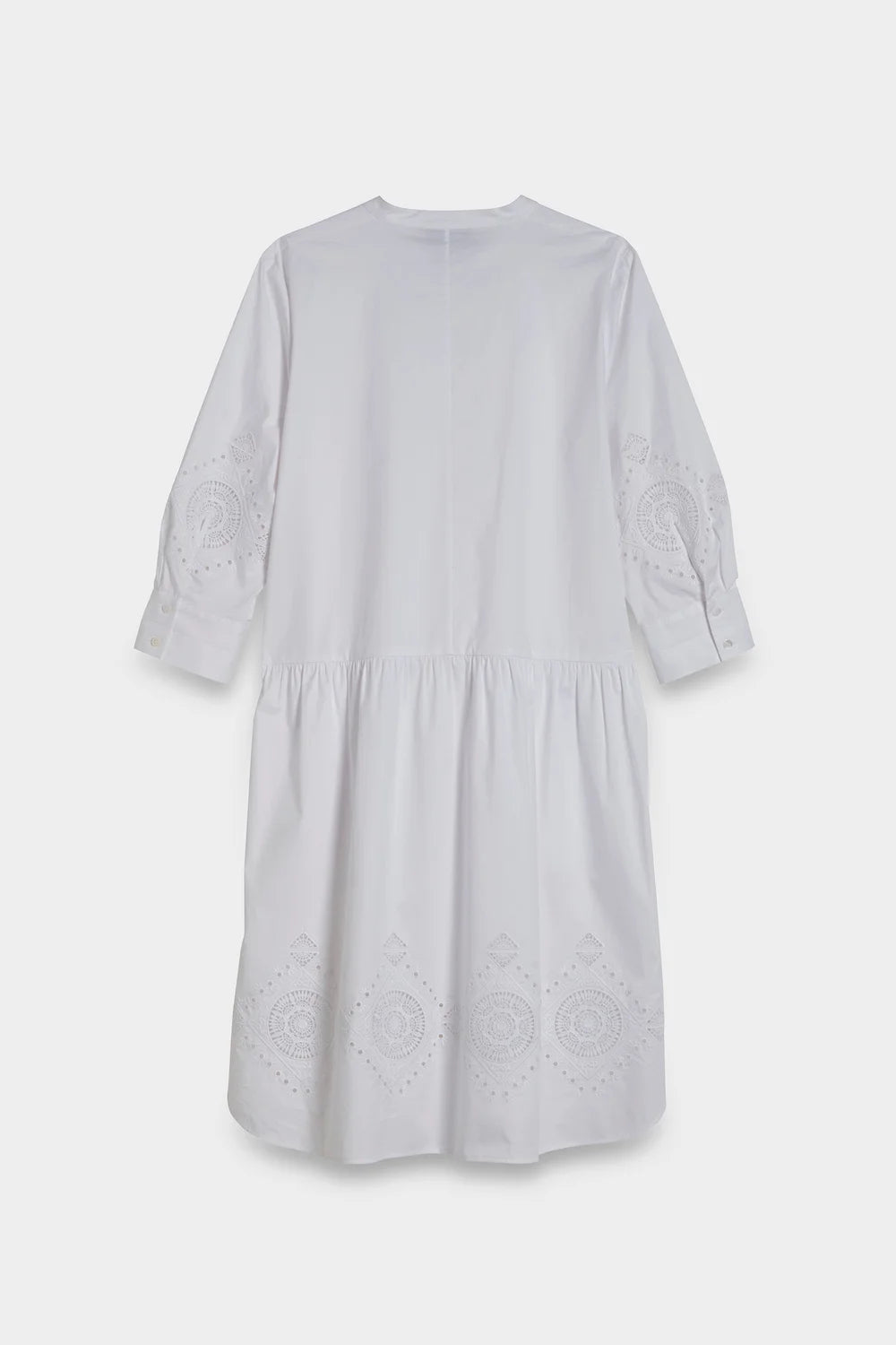  broderie cotton dress back