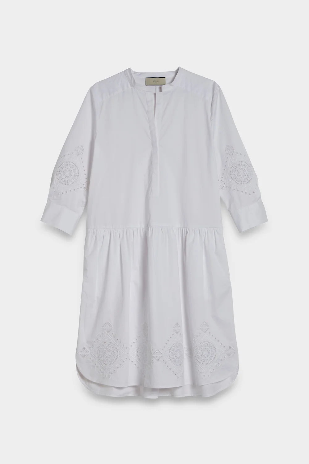  broderie cotton dress front