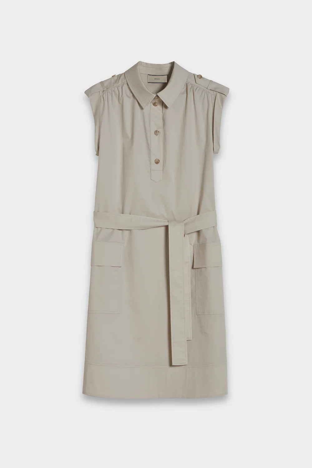 cargo poplin dress front