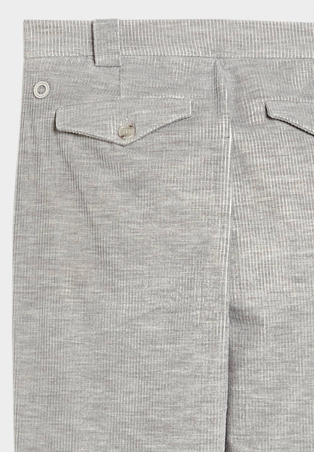 chino cord pants detail back