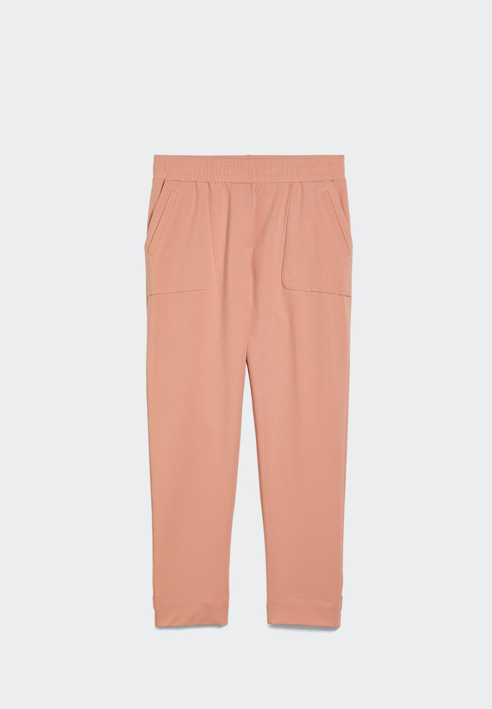 cotton lille jogging pants with welt pockets front