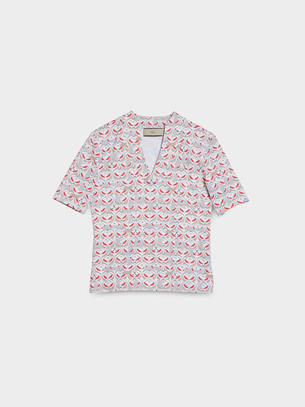 Geo Print Polo Shirt - SPOON