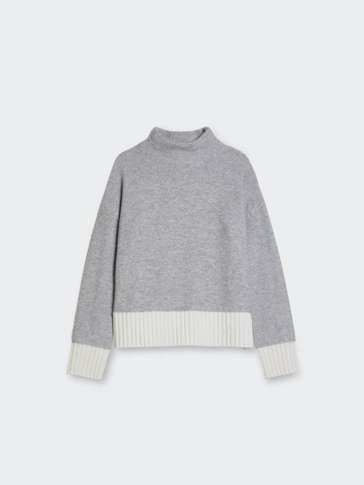 High Neck Cashmere Sweater - SPOON