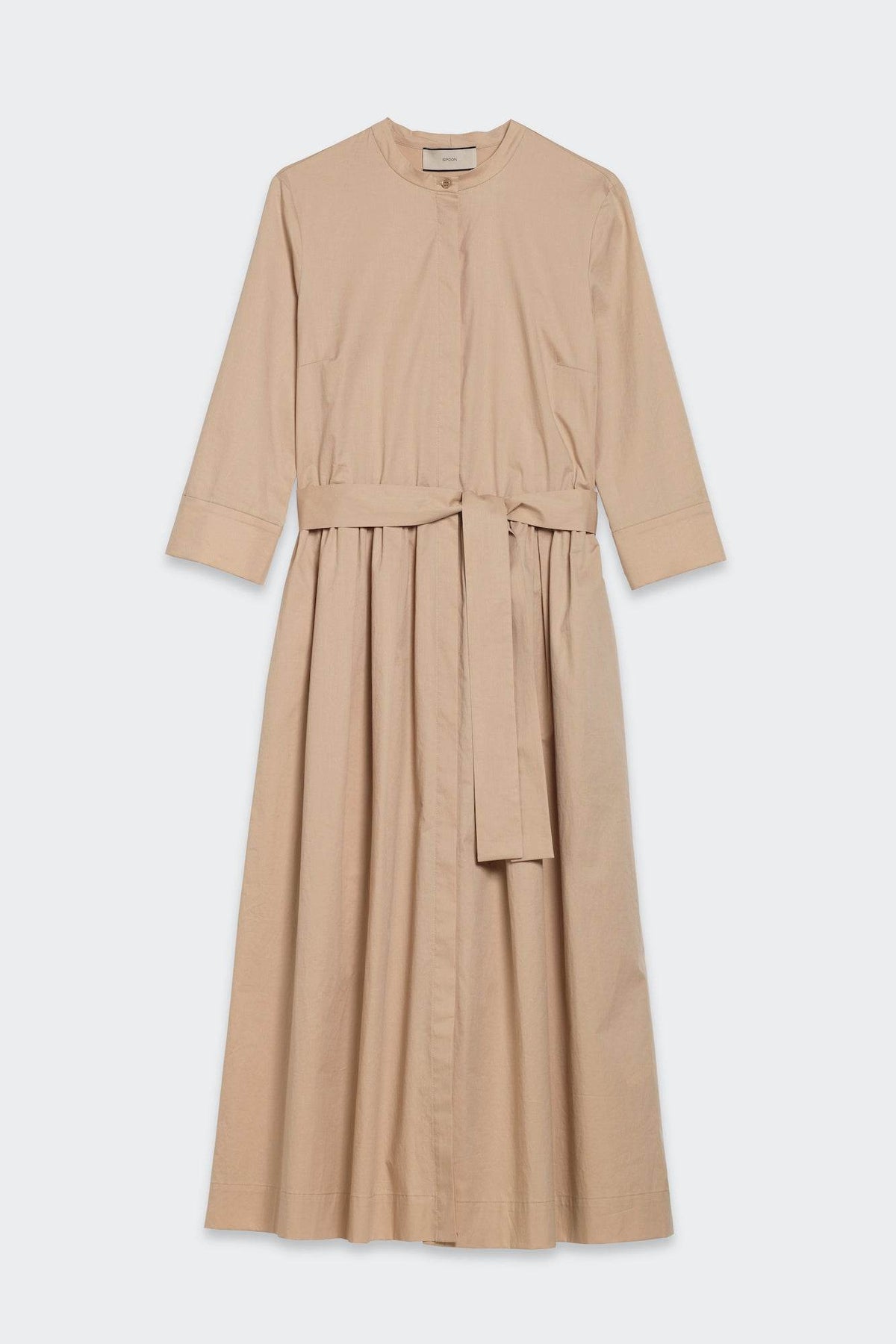 Round Neck Long Dress - SPOON