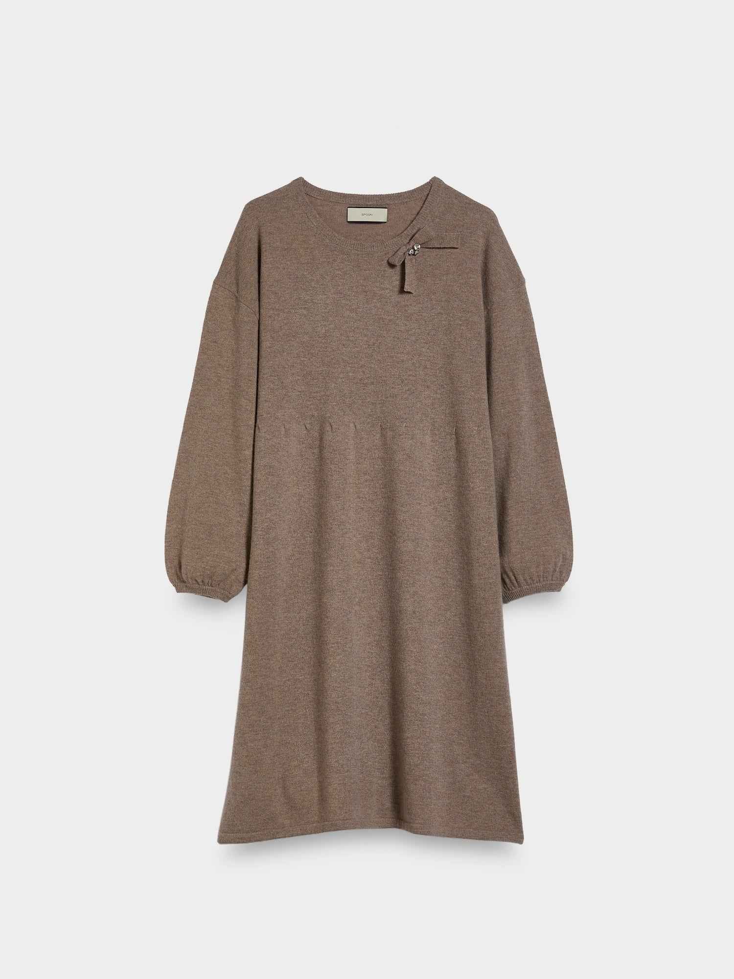 Brooch Knit Dress