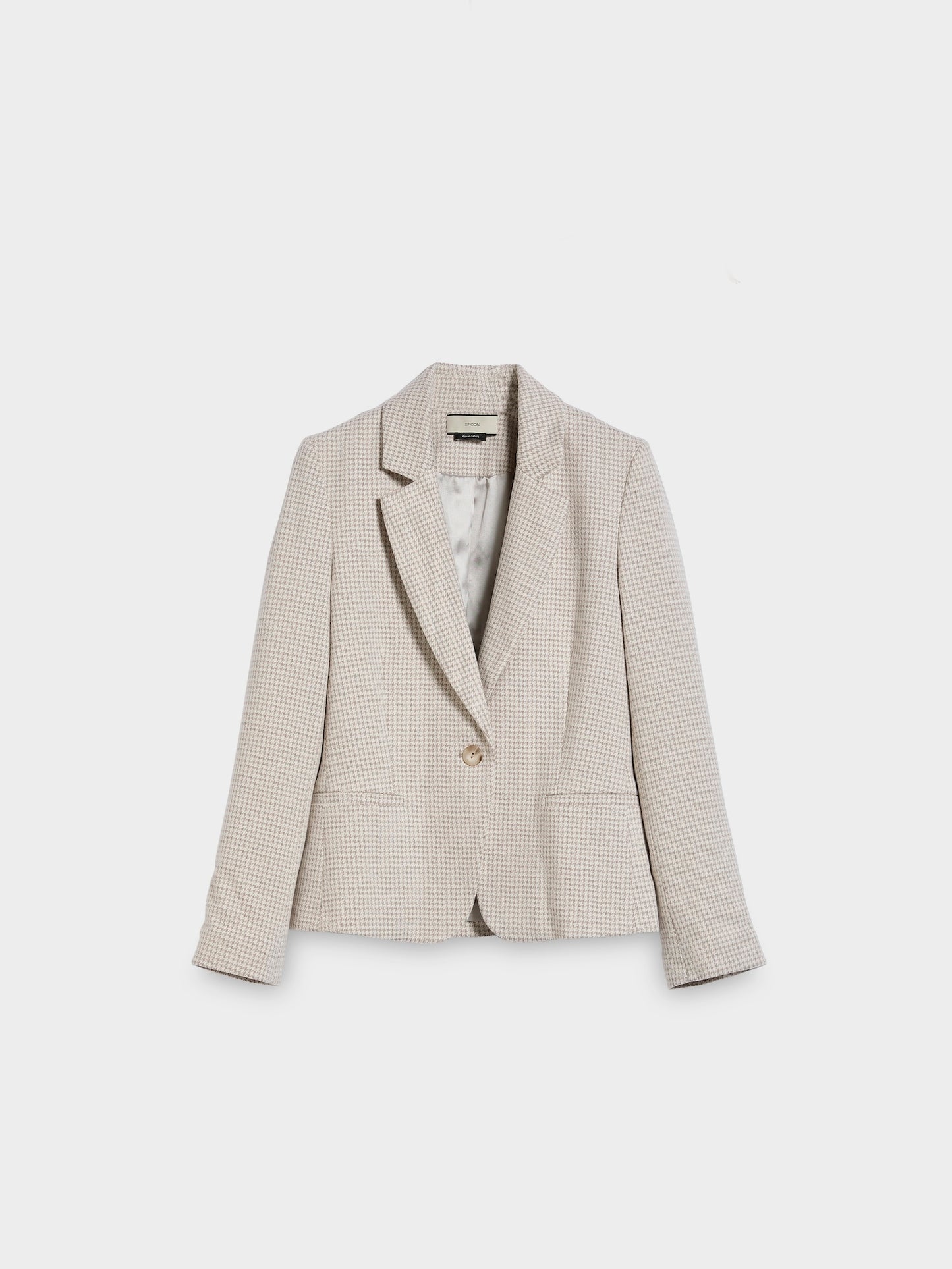 Single Breasted Check Blazer