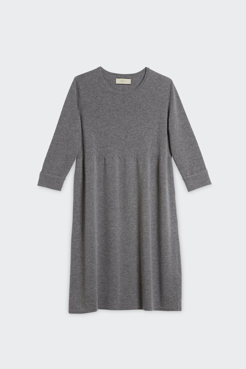 light gathering knit dress front