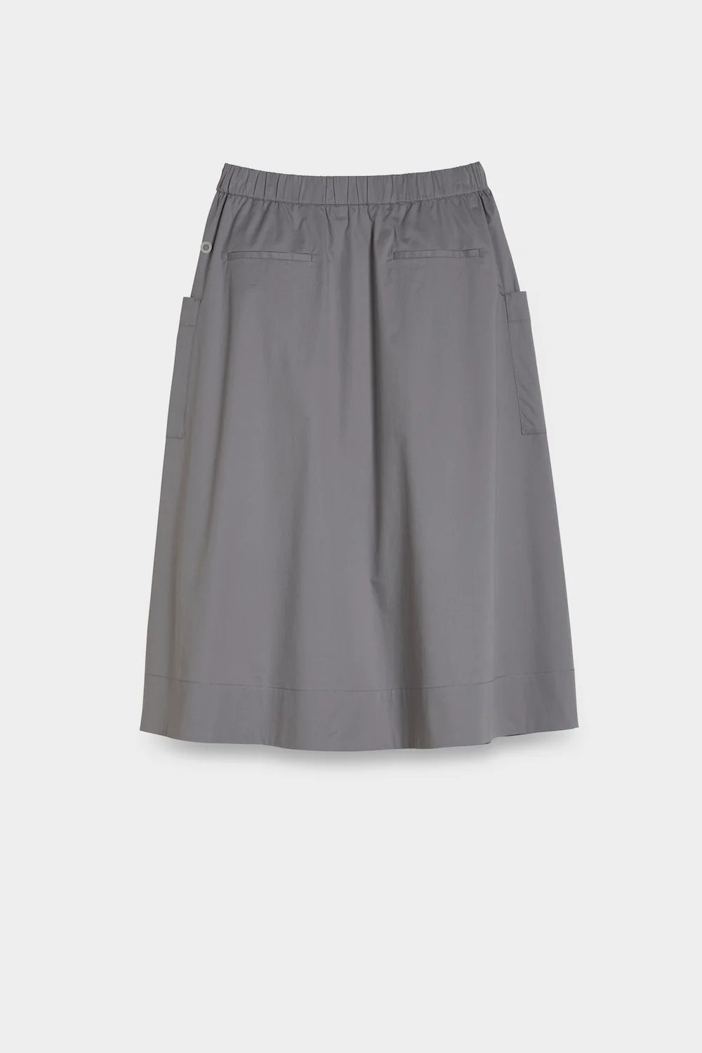 long cargo pleat skirt back