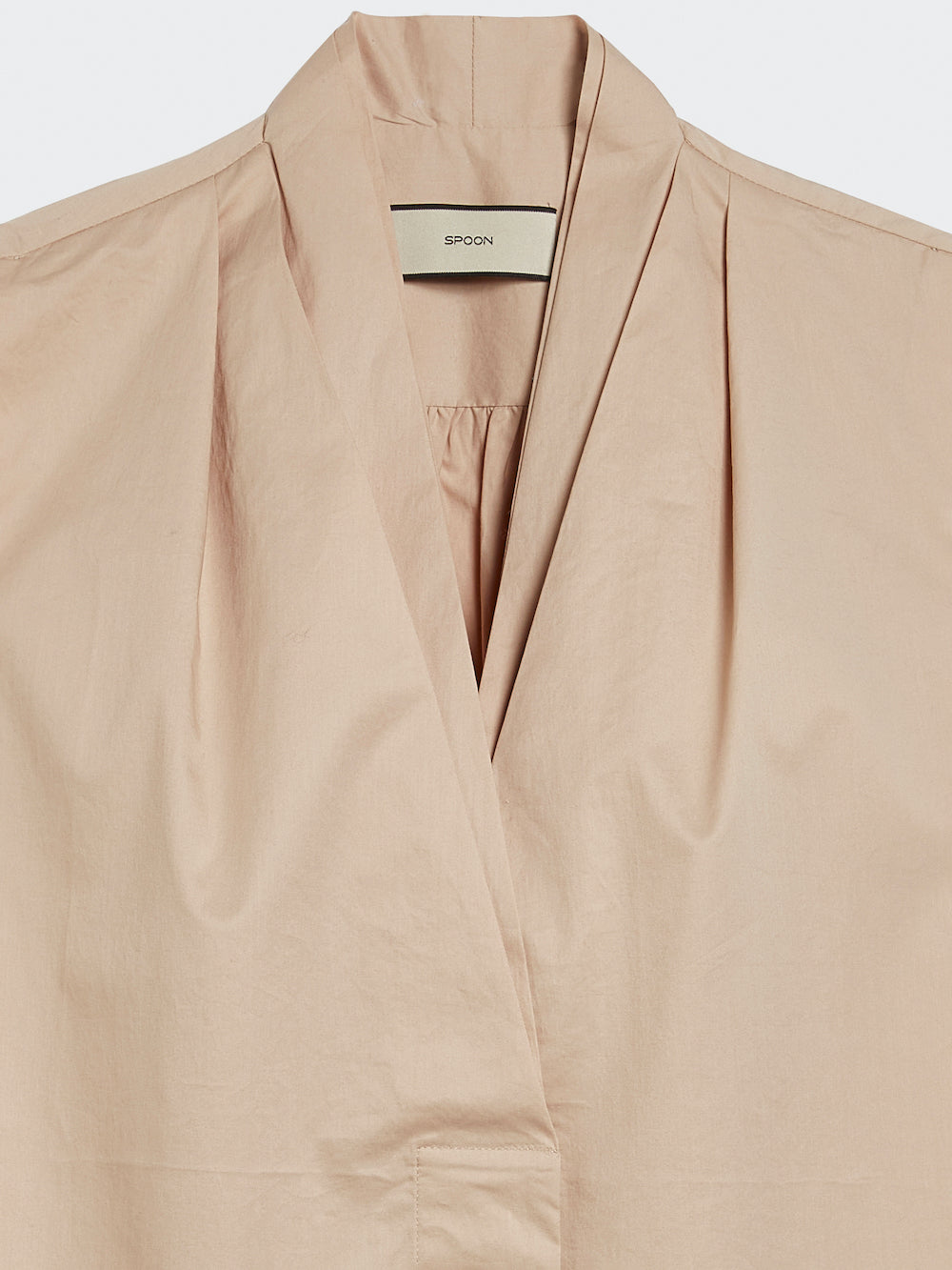 pleated blouse with v neckline  1 detail