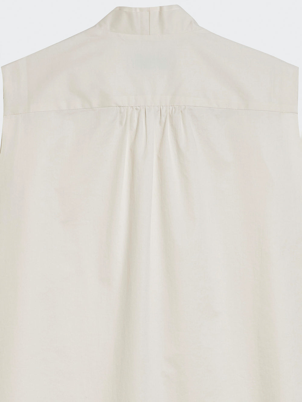 pleated blouse with v neckline detail back