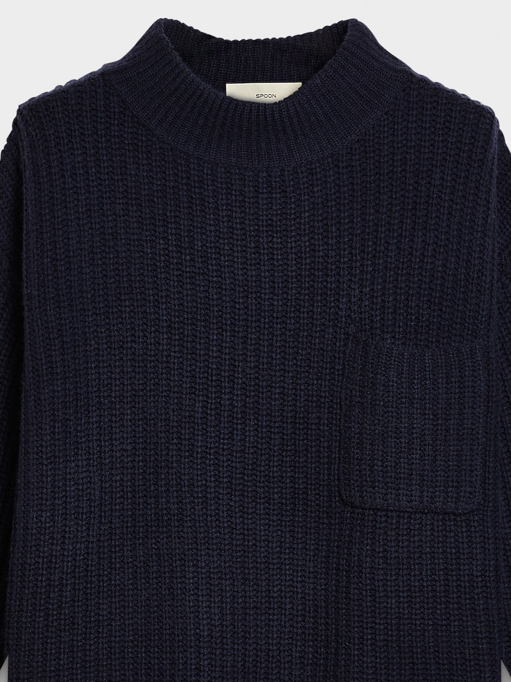 pocket wool cashmere sweater detail