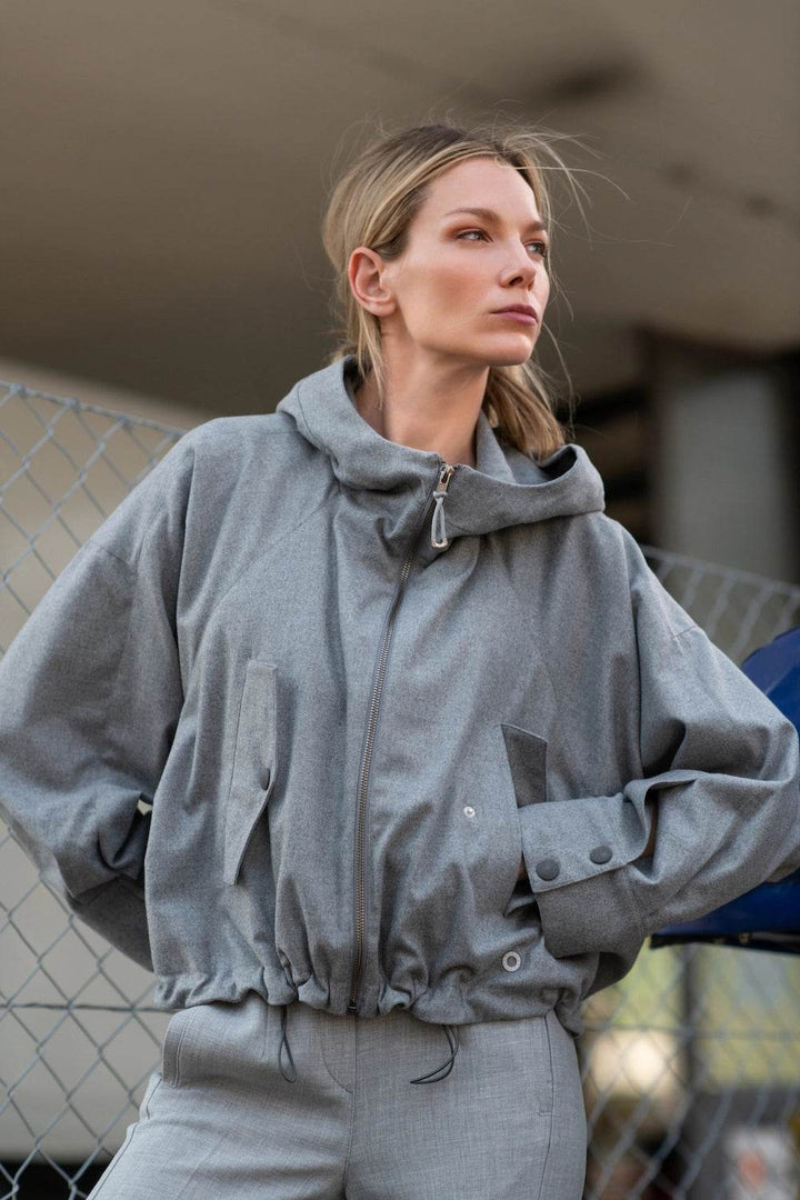 Short Flannel Parka - SPOON