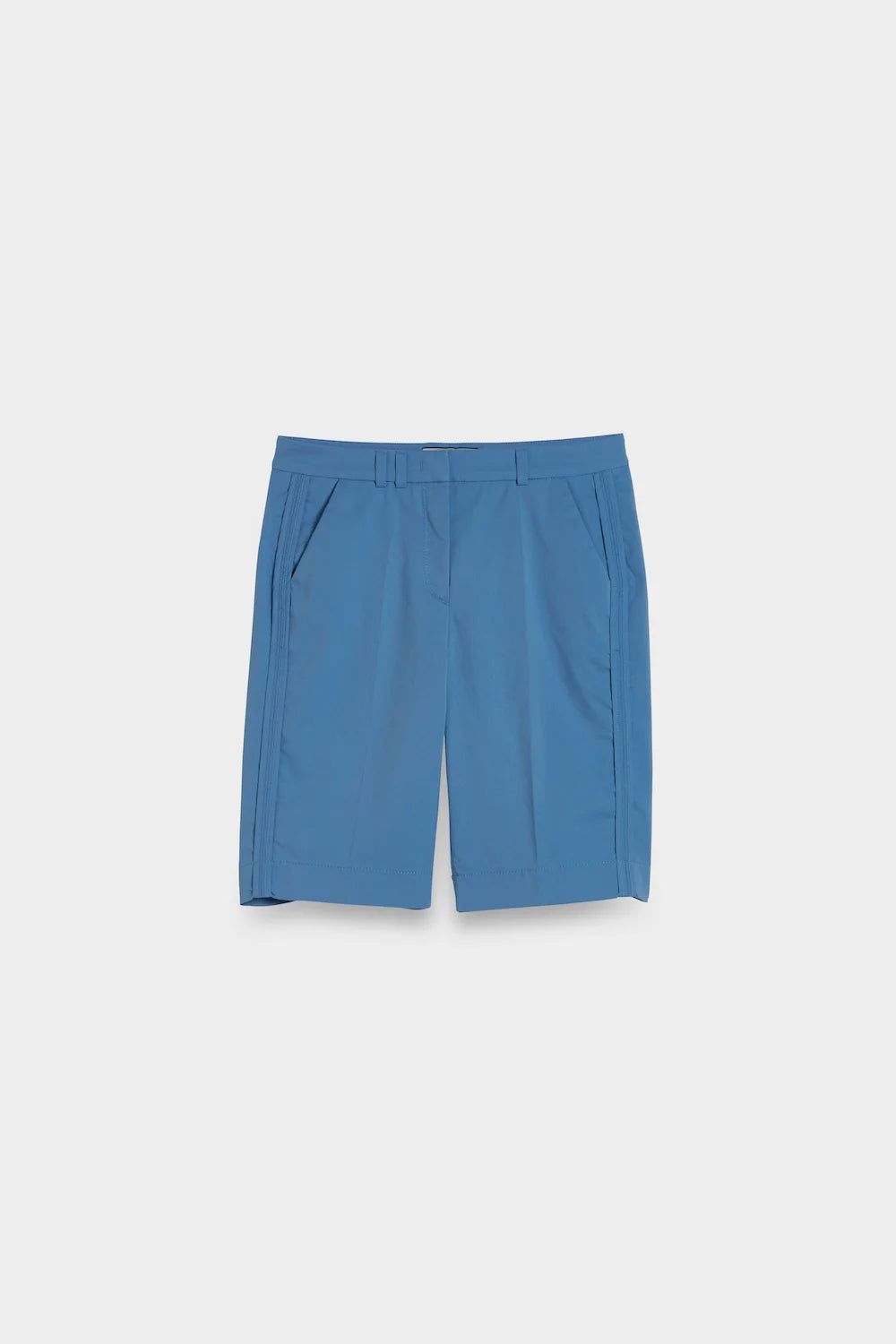 side piping shorts blue