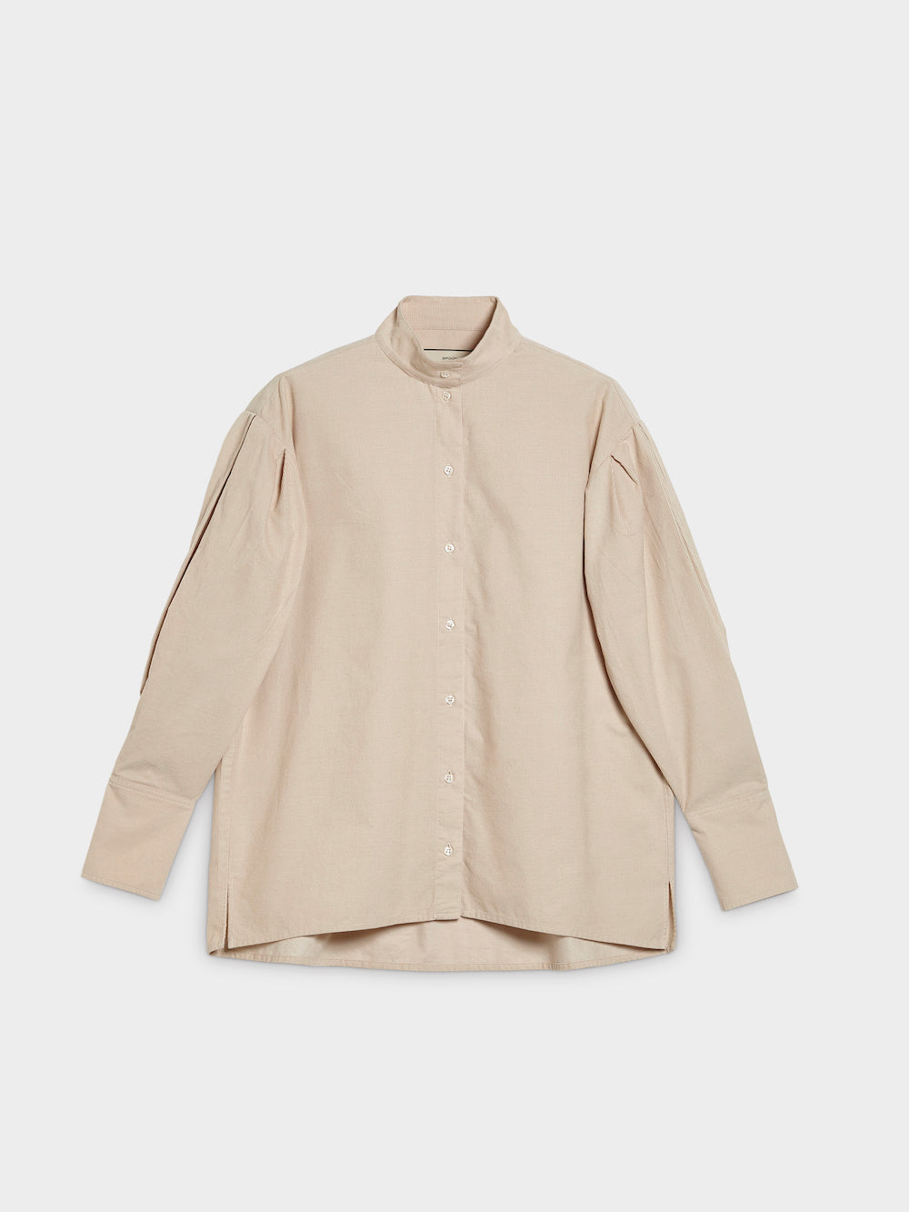sleeve pleats cord blouse front