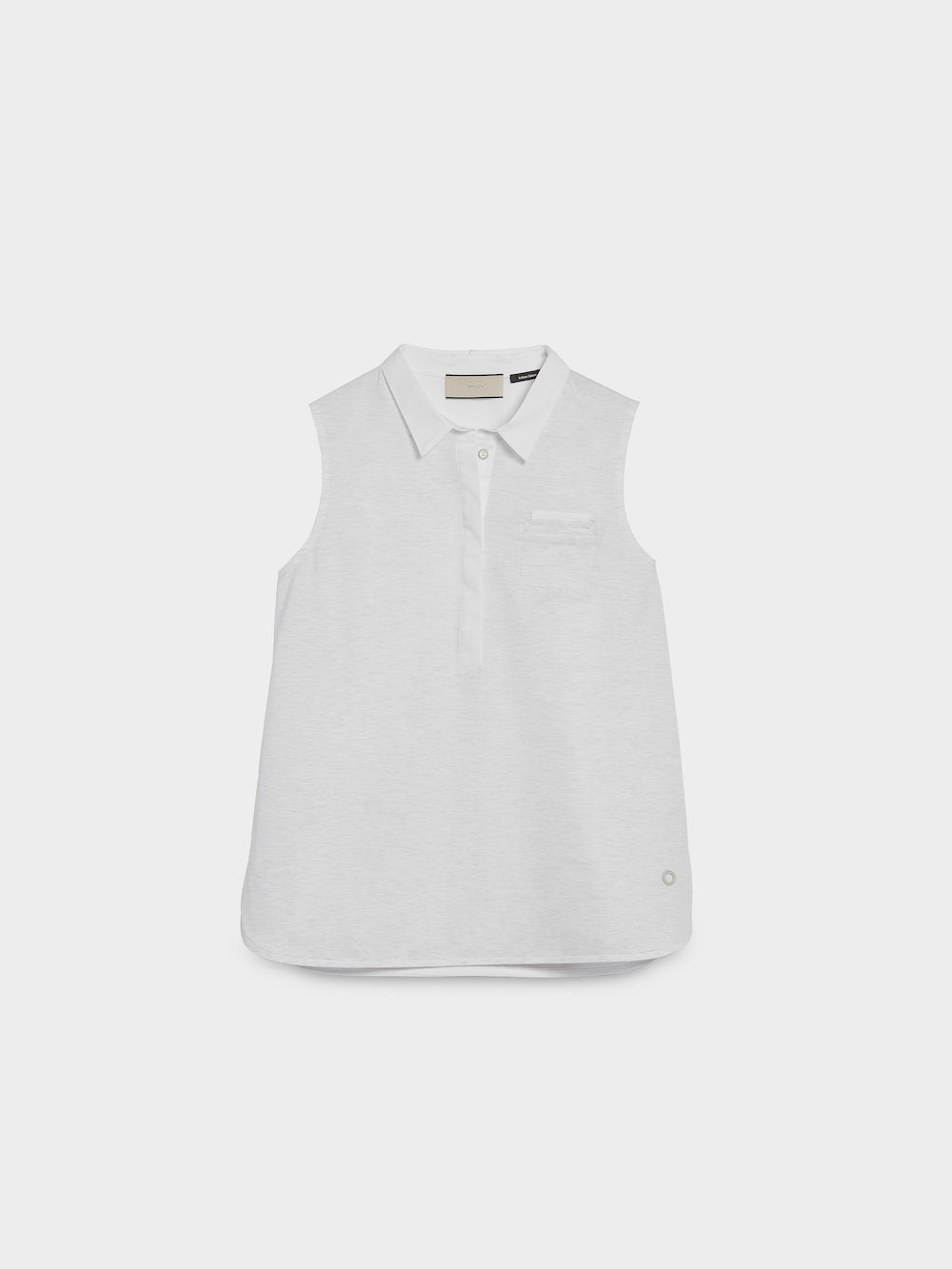 sleeveless pique top