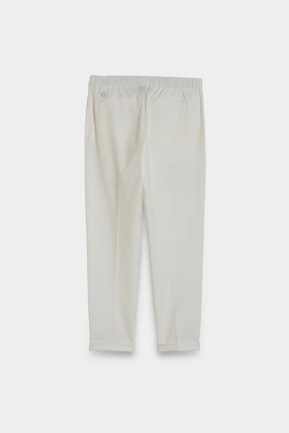 slip-on pants white back