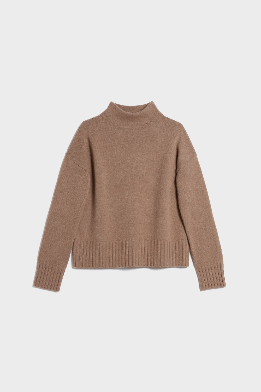 tubular high neck cashmere sweater1 front