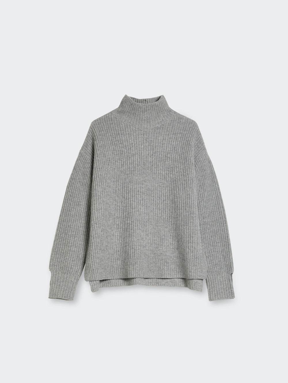 Wool-Cashmere Sweater - Turtle Neck Chunky Style for Wool-Cashmere Sweater - Turtle Neck Chunky Style for