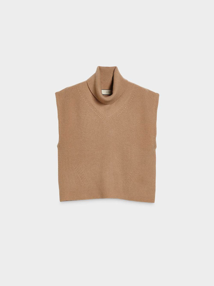 Turtle Neck Cashmere Slip-Over - SPOON