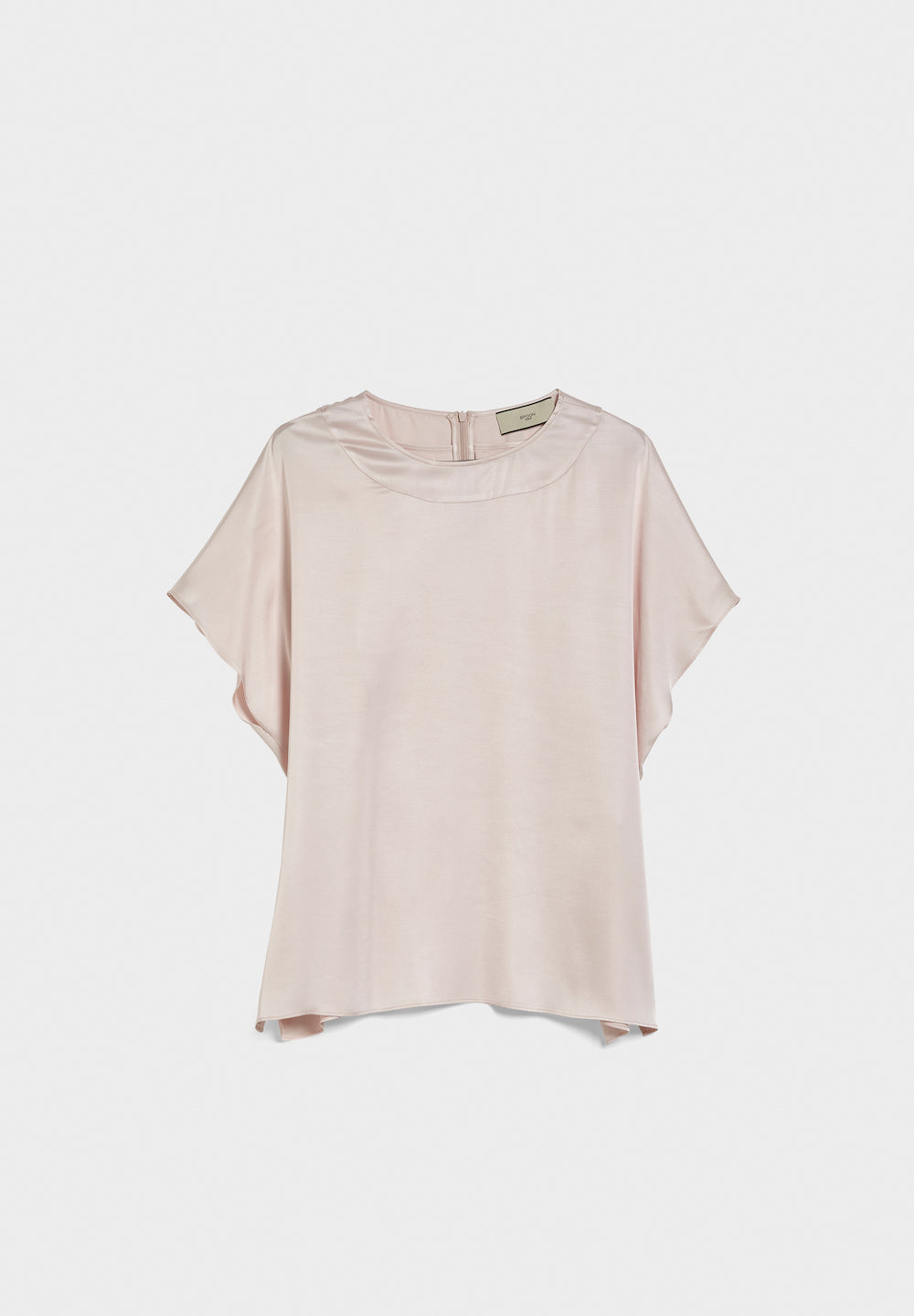 viscose blouse with round neck