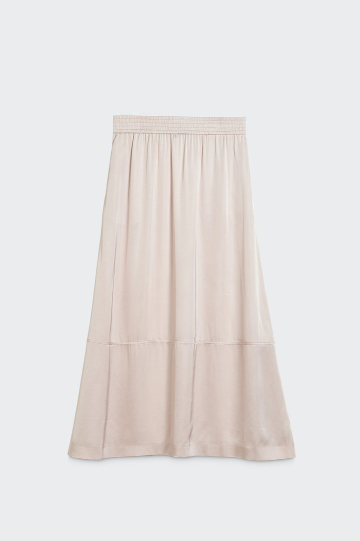 viscose skirt with elastic waistband