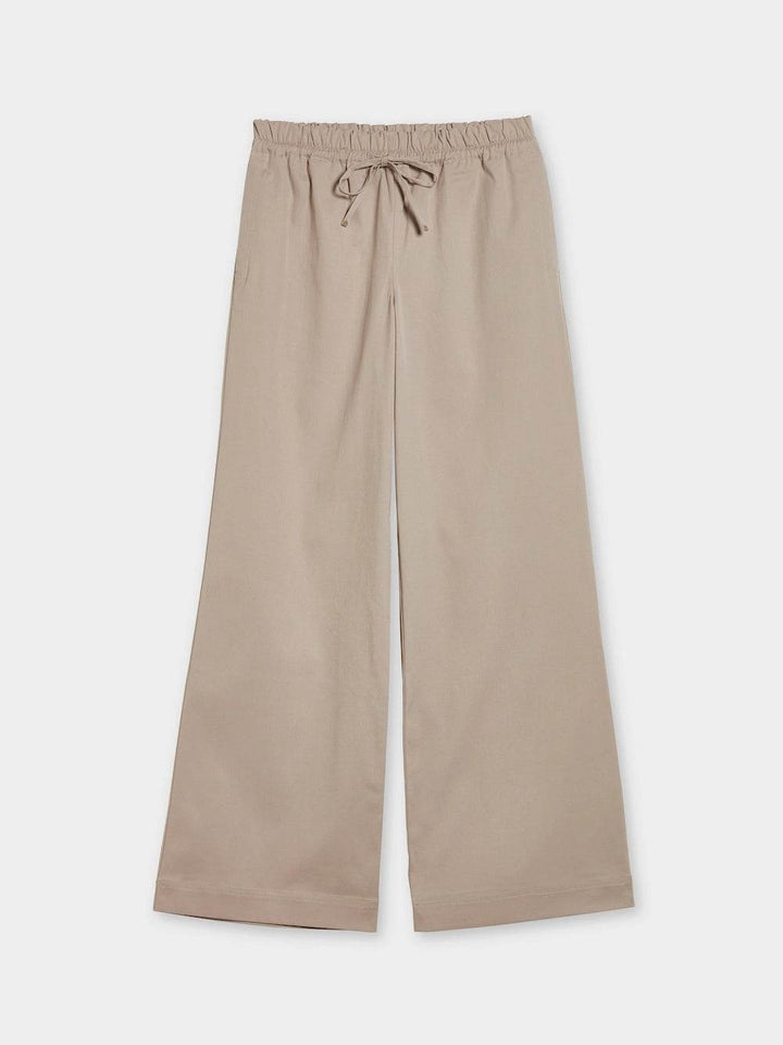 Wide Leg String Pants - SPOON