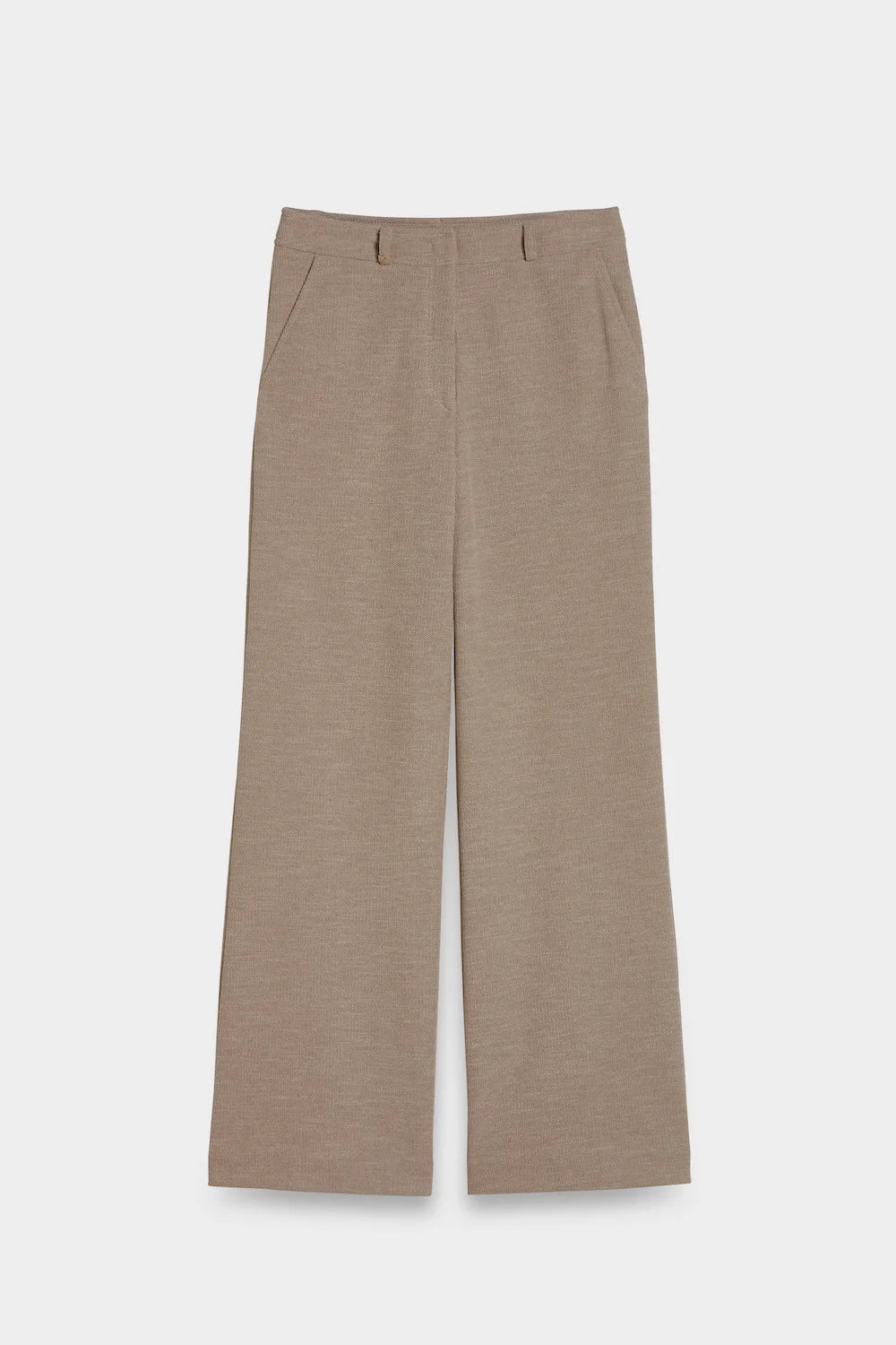 wide leg suit pants front