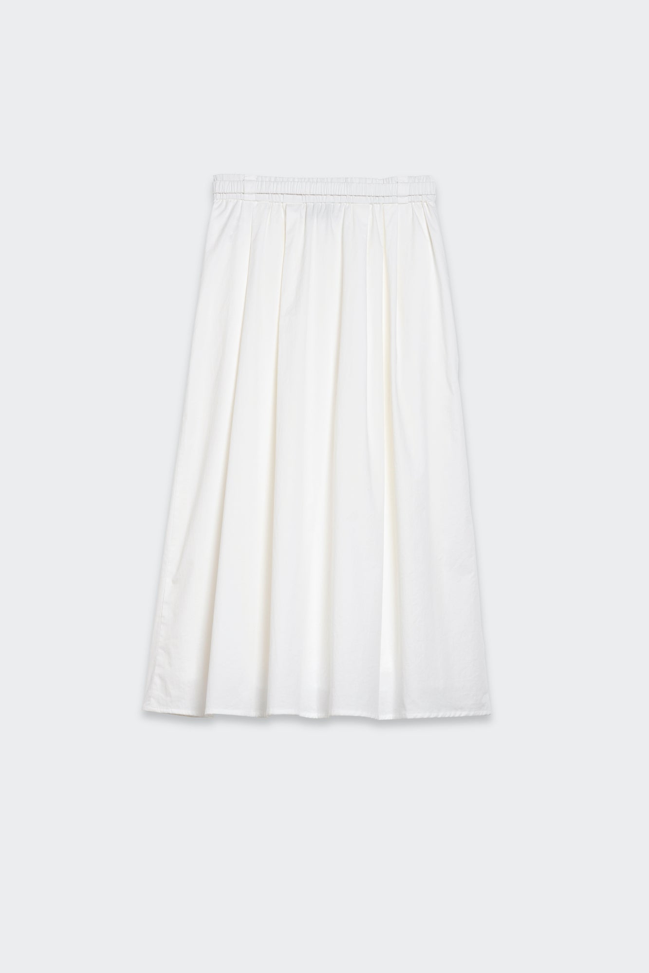 Elastic Pleated Skirt back 